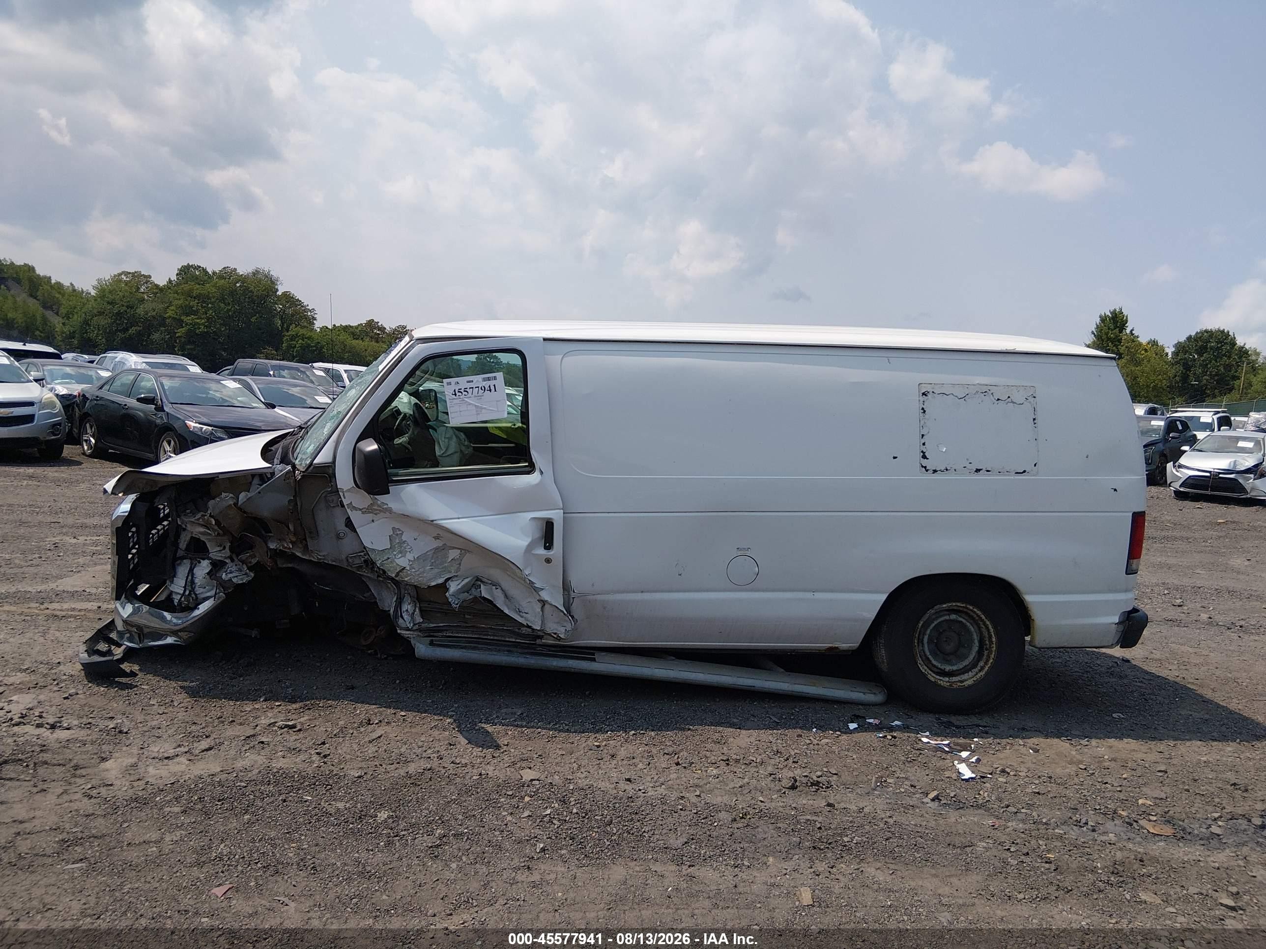 2014 Ford E-250 Commercial White vin: 1FTNE2EW8EDA55067