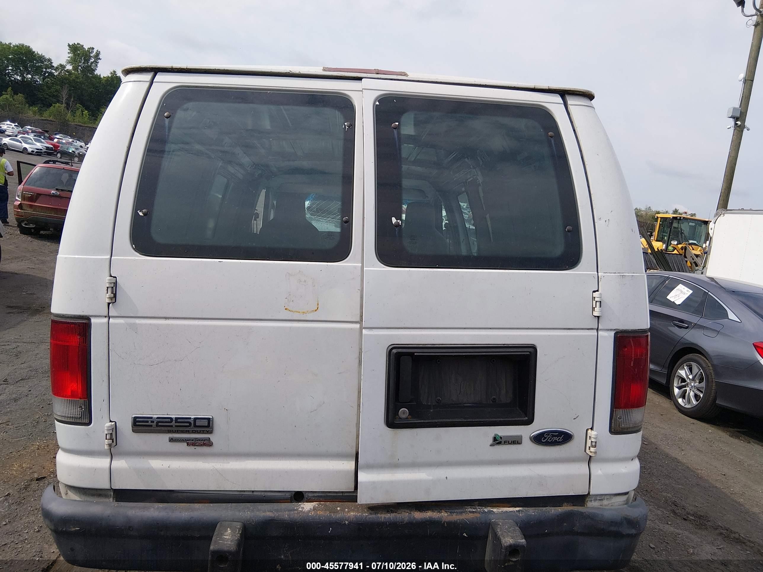 2014 Ford E-250 Commercial White vin: 1FTNE2EW8EDA55067