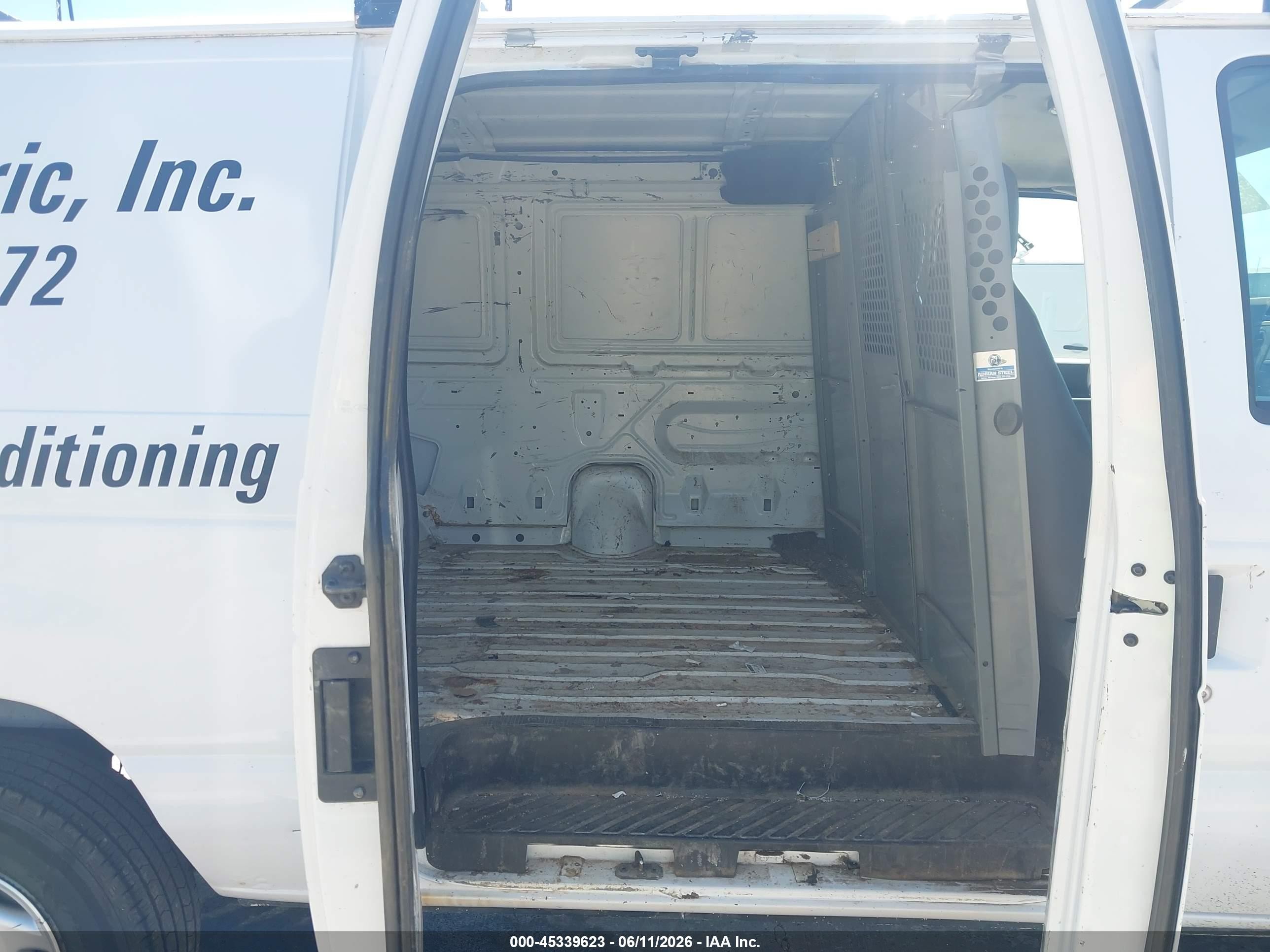 2014 Ford E-250 Commercial White vin: 1FTNE2EW8EDA99571