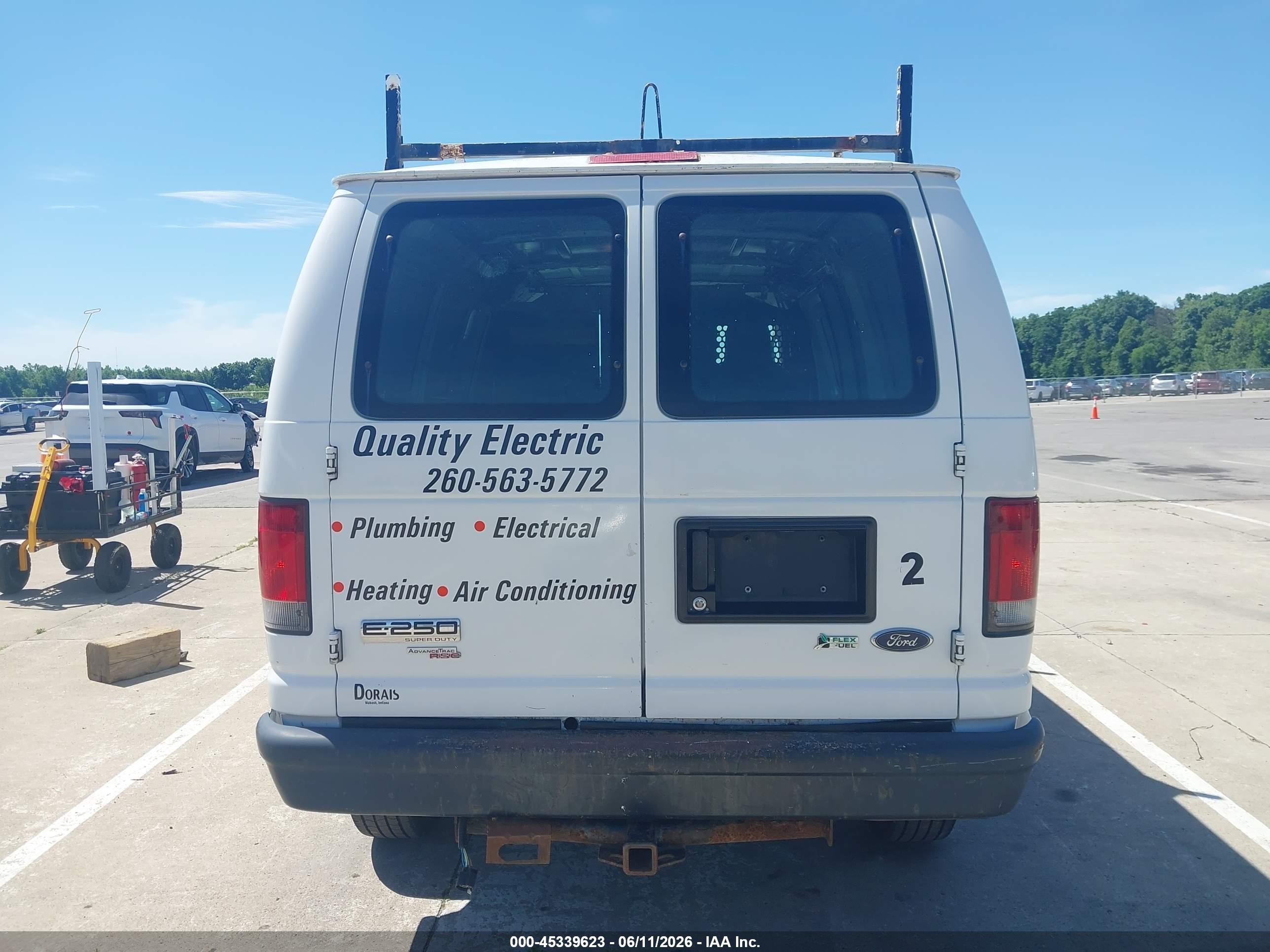 2014 Ford E-250 Commercial White vin: 1FTNE2EW8EDA99571