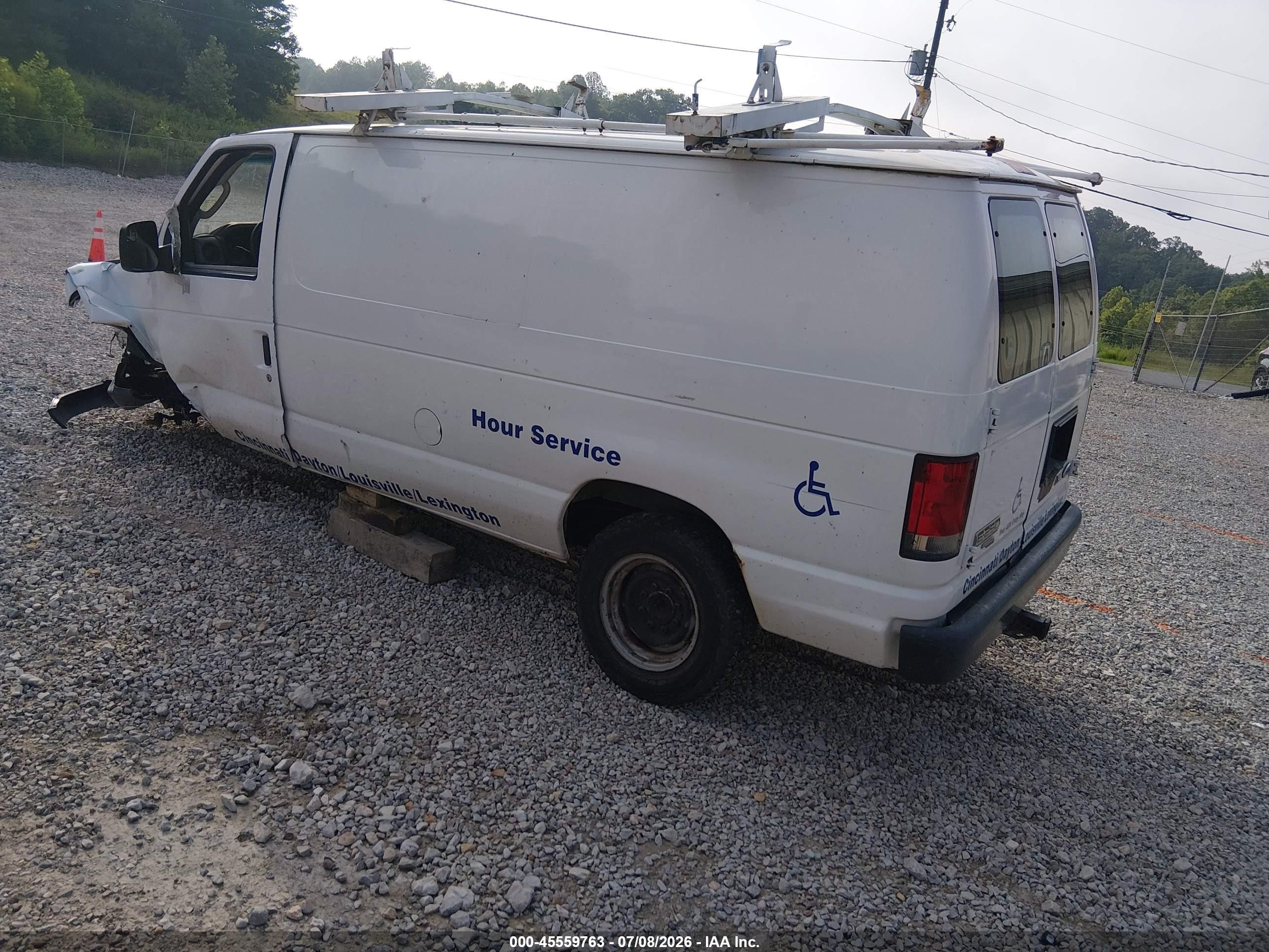 2014 Ford E-250 Commercial/recreational Белый vin: 1FTNE2EW8EDB03487