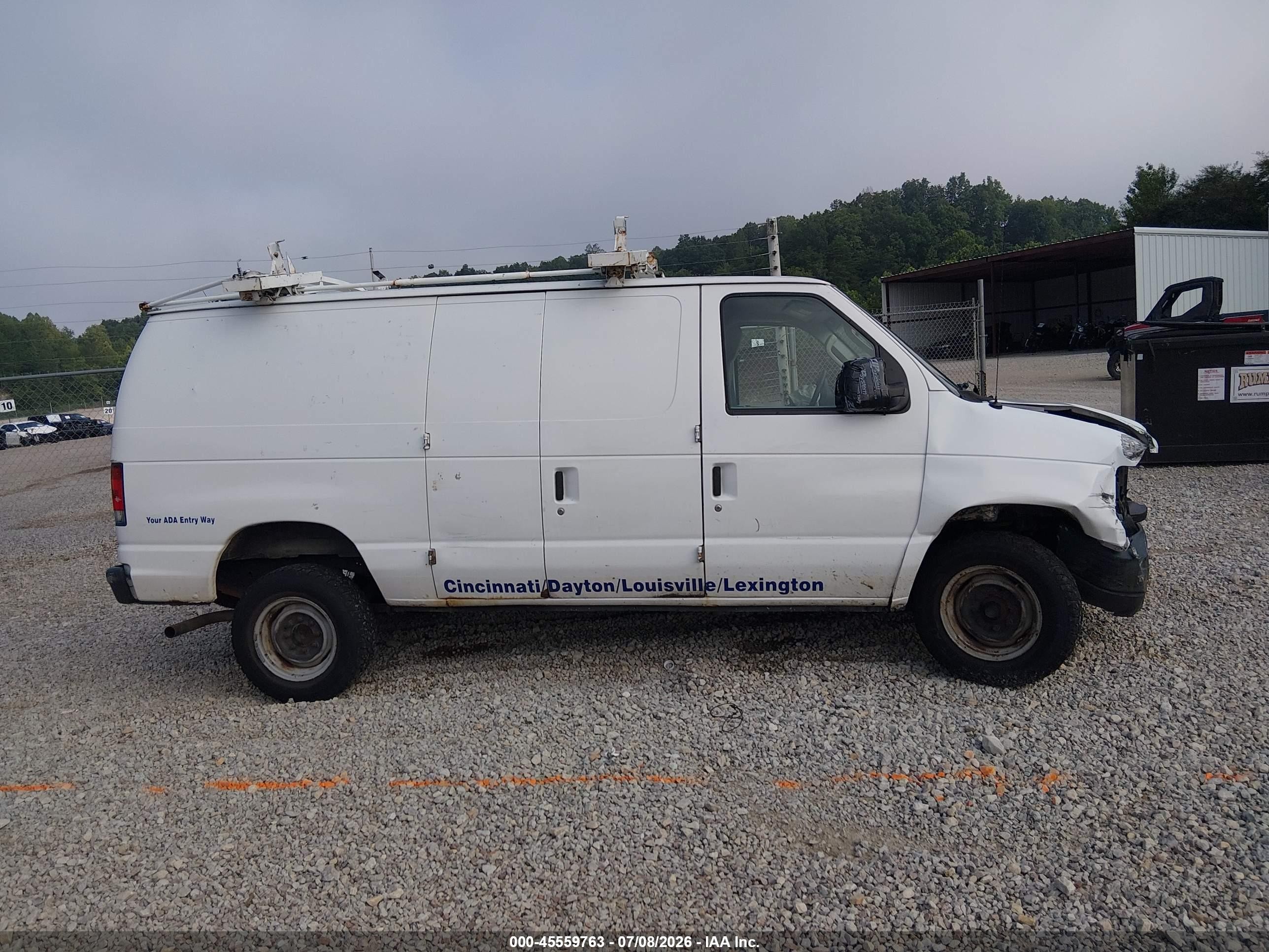2014 Ford E-250 Commercial/recreational Белый vin: 1FTNE2EW8EDB03487