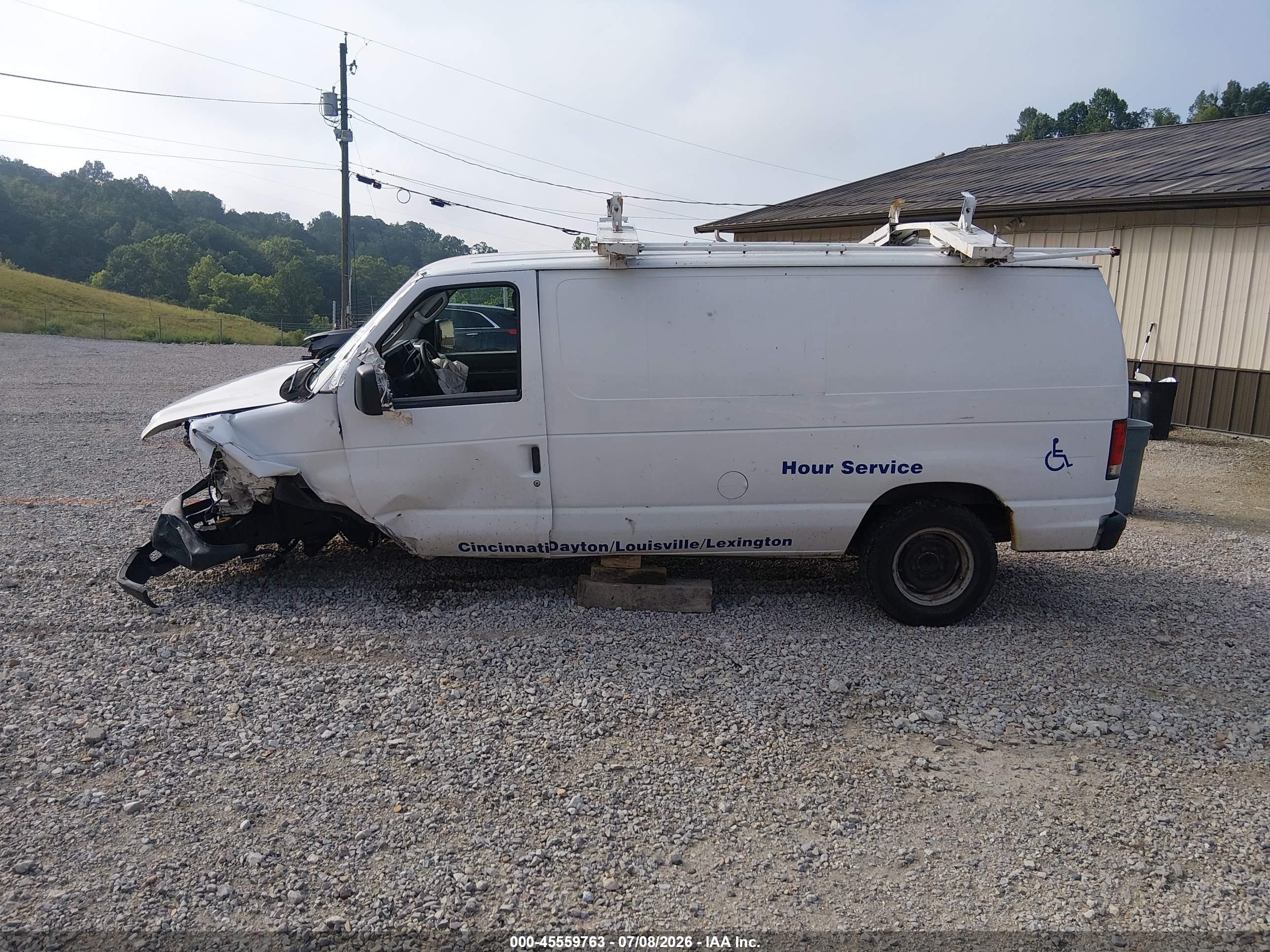 2014 Ford E-250 Commercial/recreational Белый vin: 1FTNE2EW8EDB03487