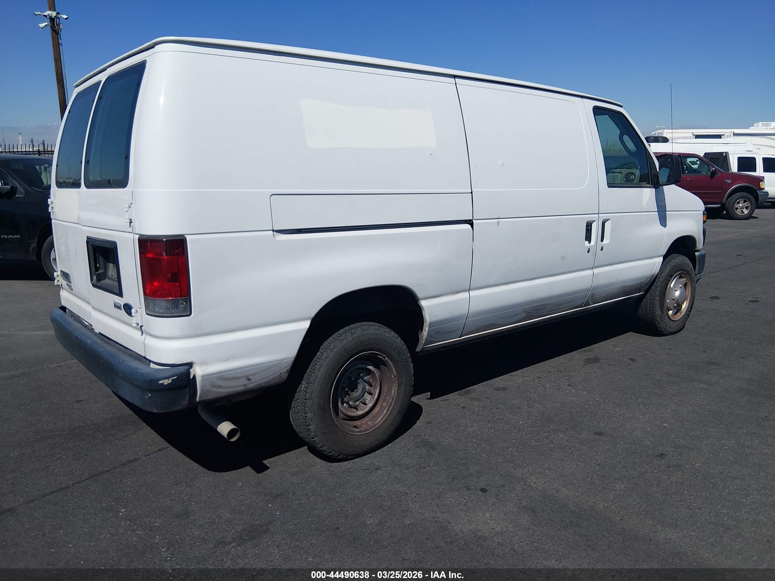 2012 Ford E-250 Commercial White vin: 1FTNE2EW9CDA98071