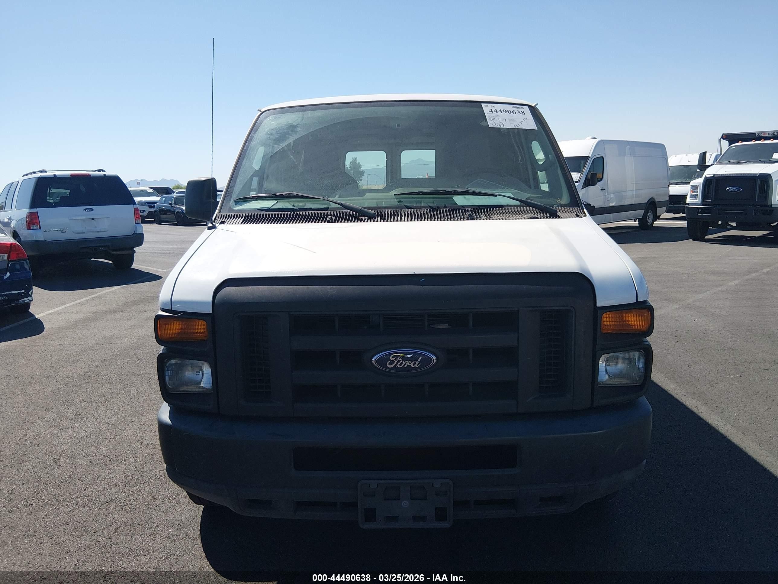 2012 Ford E-250 Commercial White vin: 1FTNE2EW9CDA98071