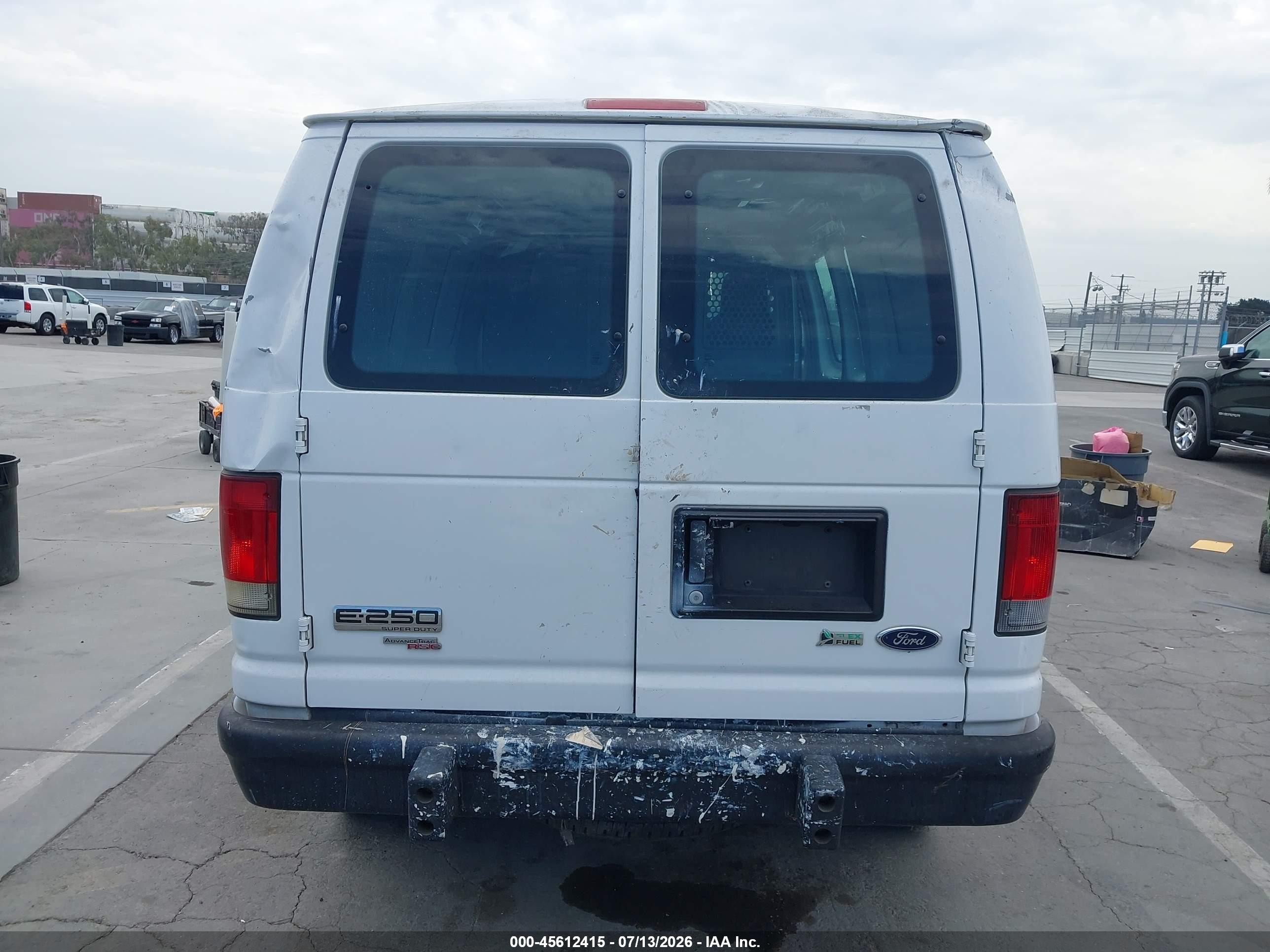 2013 Ford E-250 Commercial White vin: 1FTNE2EW9DDA70322