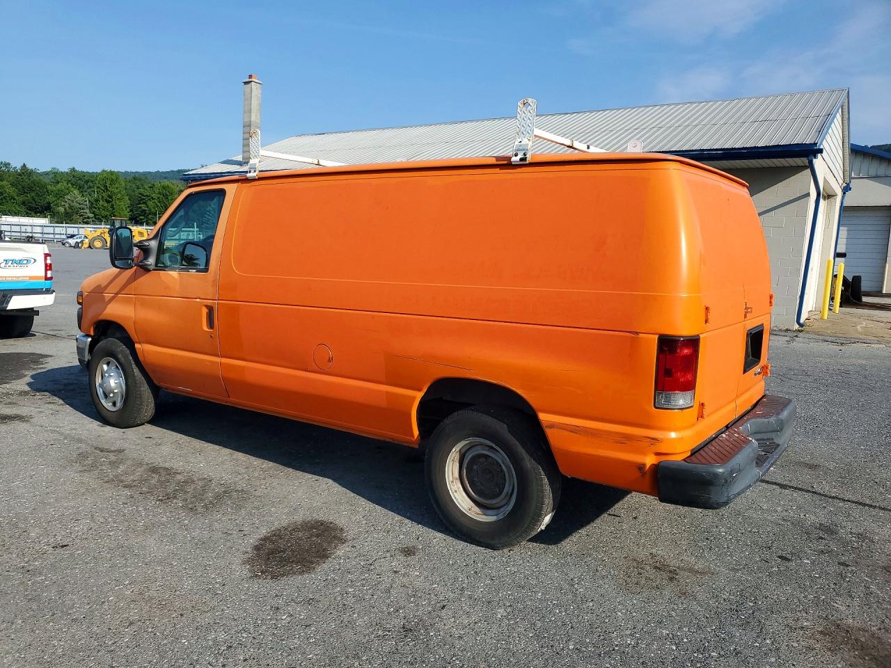 2014 Ford Econoline E250 Van Orange vin: 1FTNE2EW9EDA04693
