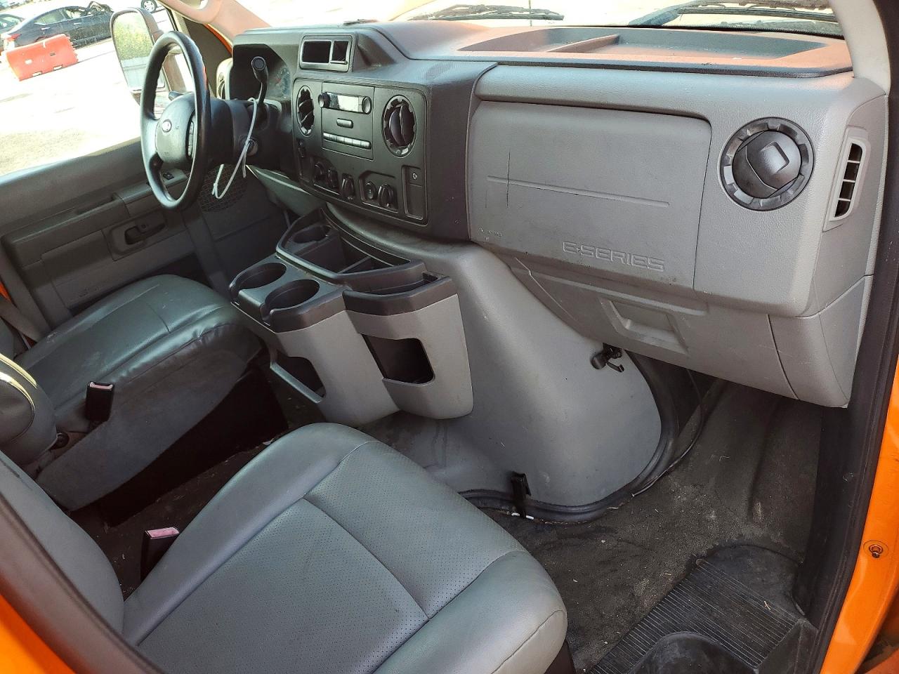 2014 Ford Econoline E250 Van Orange vin: 1FTNE2EW9EDA04693
