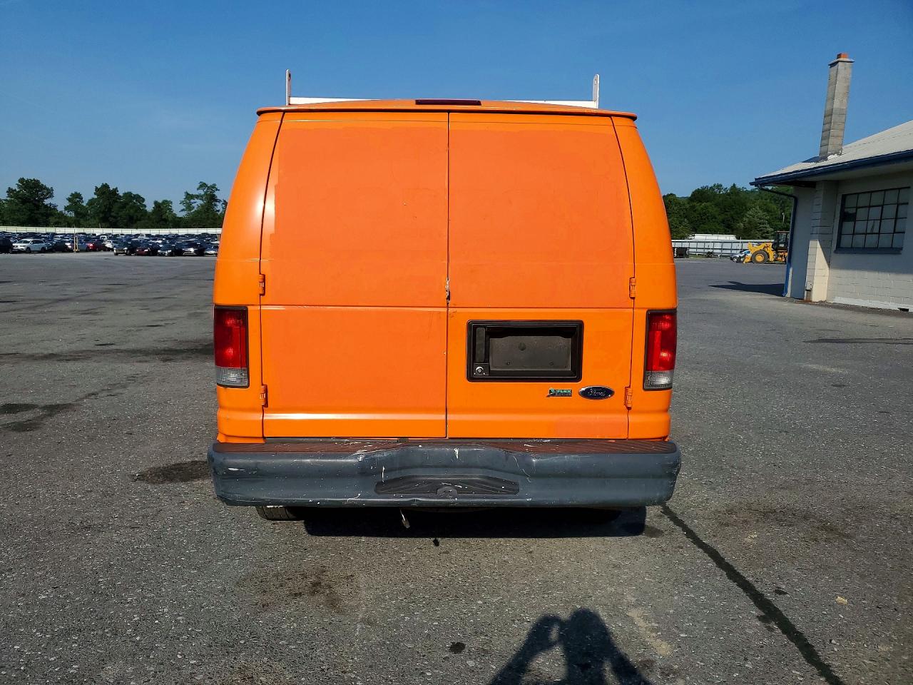 2014 Ford Econoline E250 Van Orange vin: 1FTNE2EW9EDA04693
