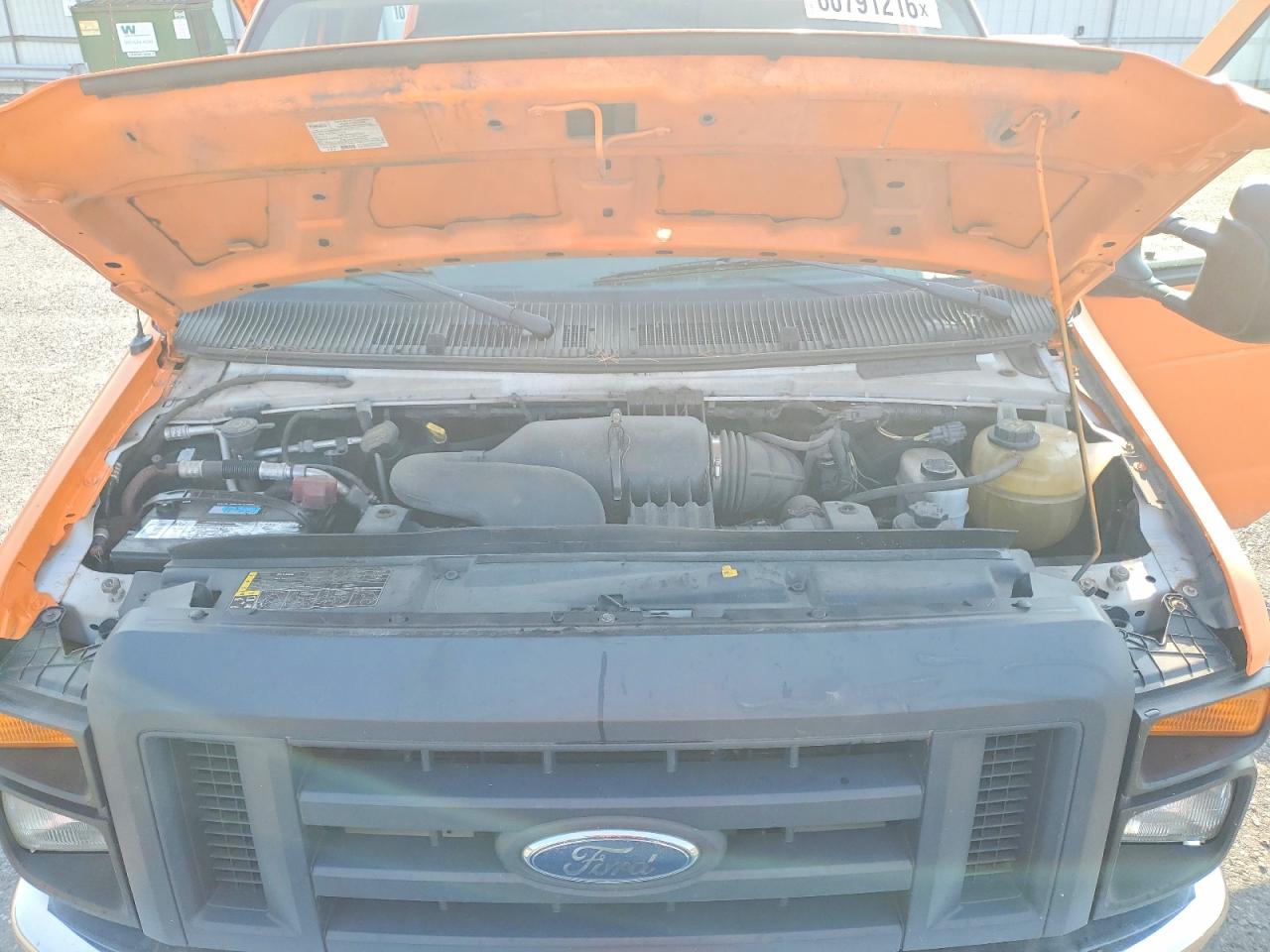 2014 Ford Econoline E250 Van Orange vin: 1FTNE2EW9EDA04693