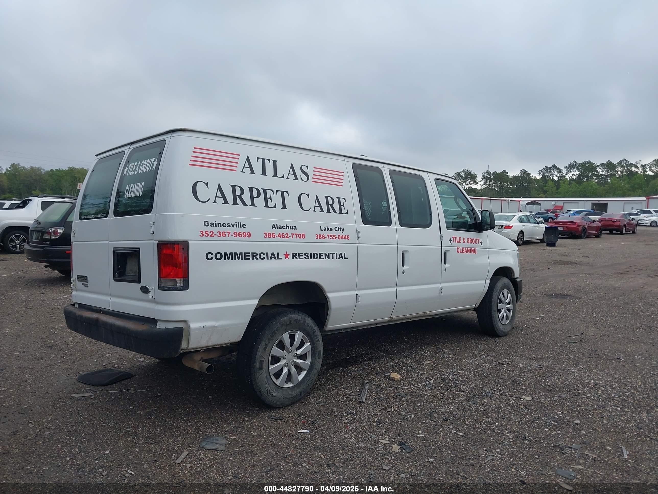 2014 Ford E-250 Commercial White vin: 1FTNE2EW9EDA42666