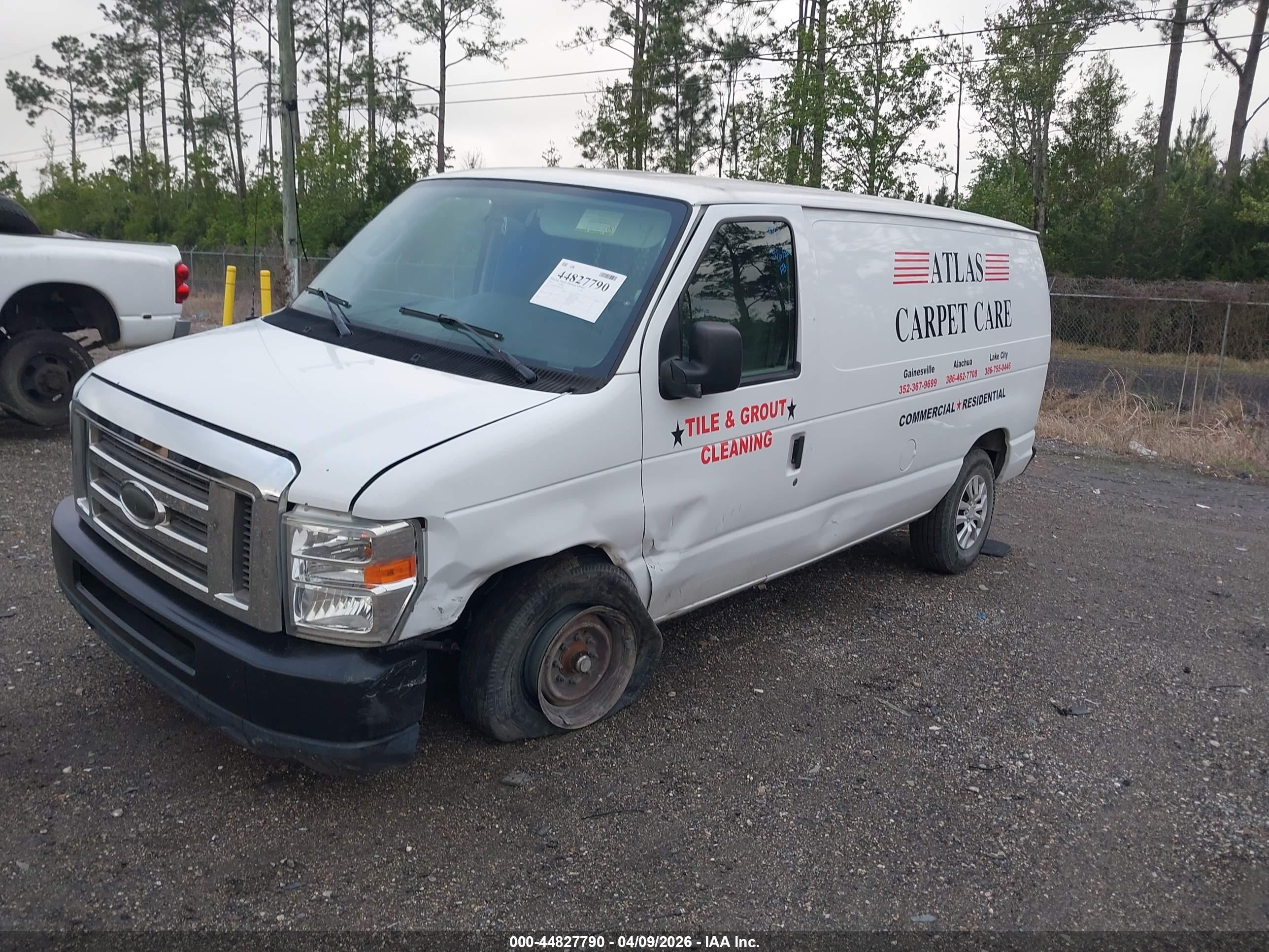 2014 Ford E-250 Commercial White vin: 1FTNE2EW9EDA42666
