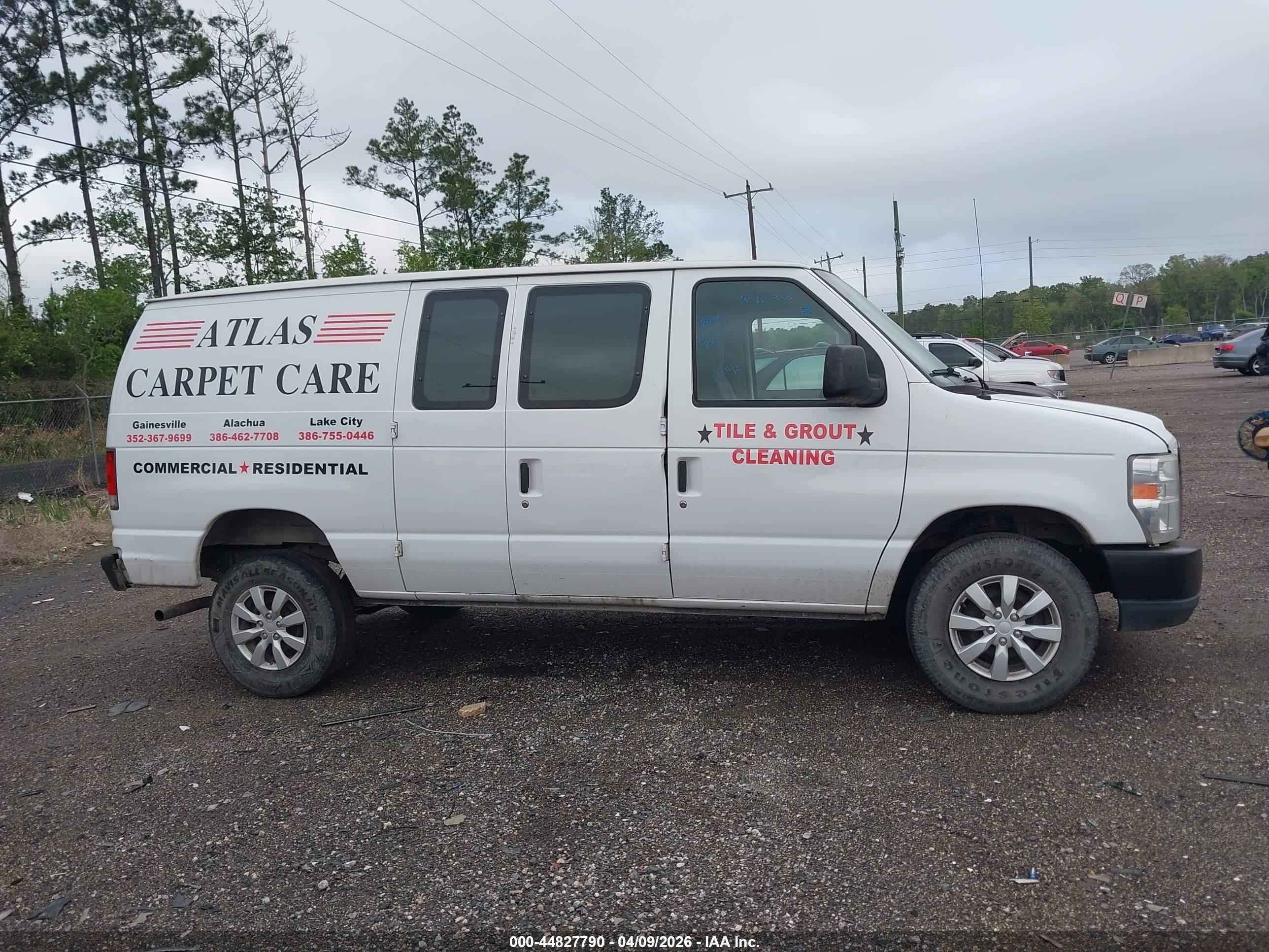2014 Ford E-250 Commercial White vin: 1FTNE2EW9EDA42666