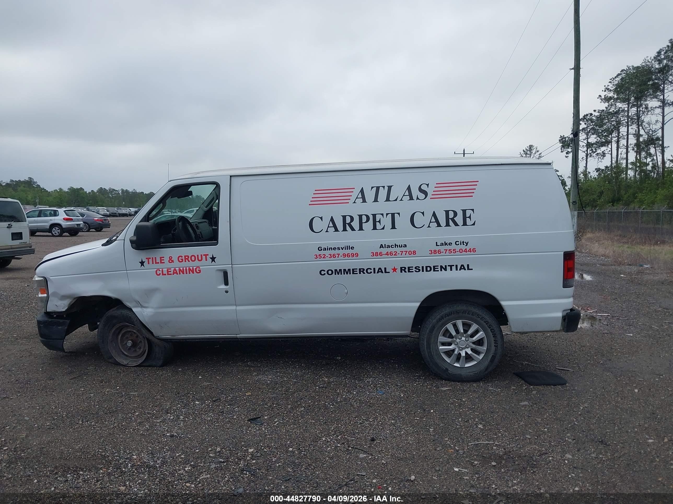 2014 Ford E-250 Commercial White vin: 1FTNE2EW9EDA42666