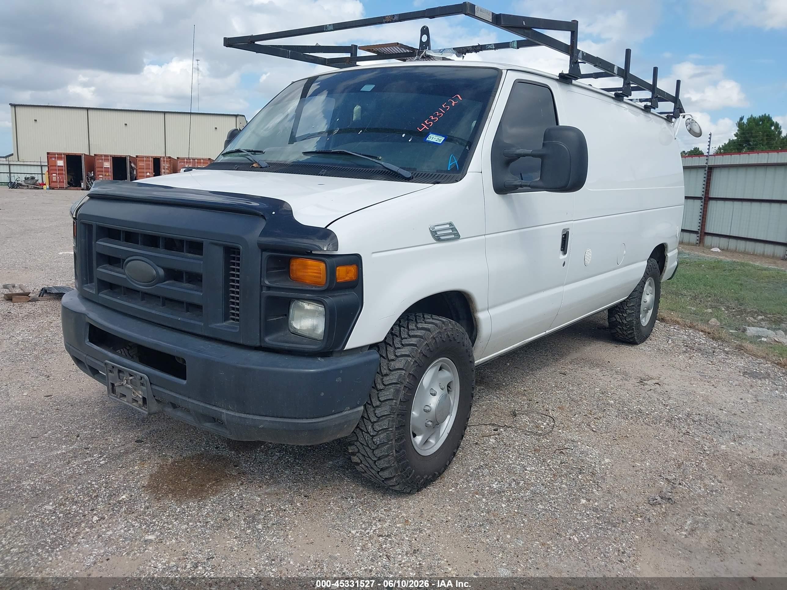 2014 Ford E-250 Commercial White vin: 1FTNE2EW9EDA97666