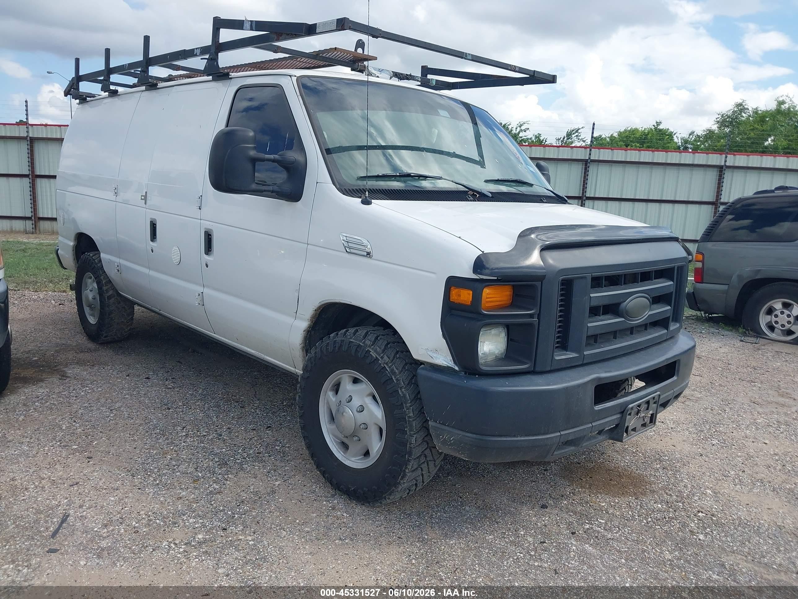 2014 Ford E-250 Commercial White vin: 1FTNE2EW9EDA97666