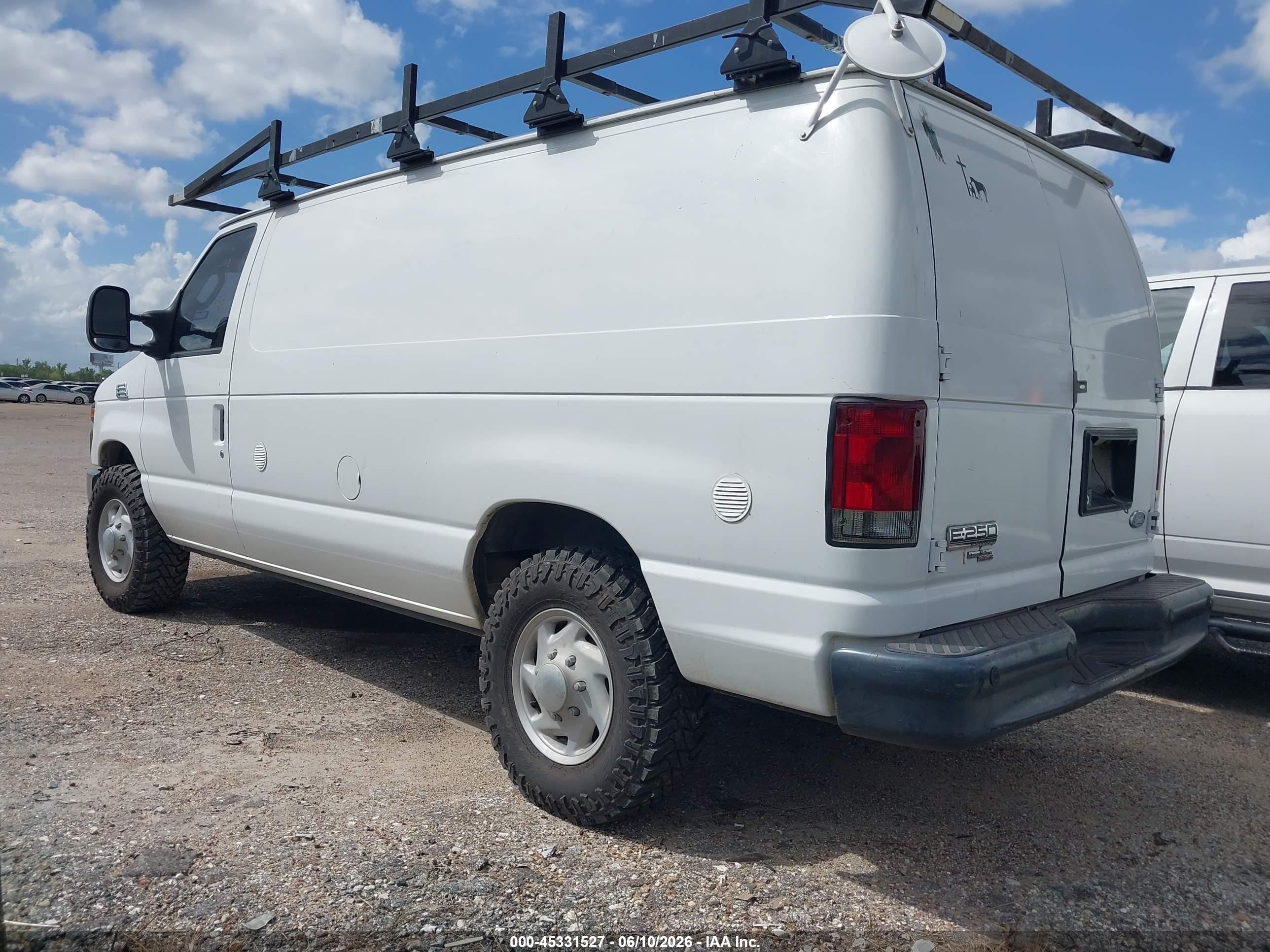 2014 Ford E-250 Commercial White vin: 1FTNE2EW9EDA97666