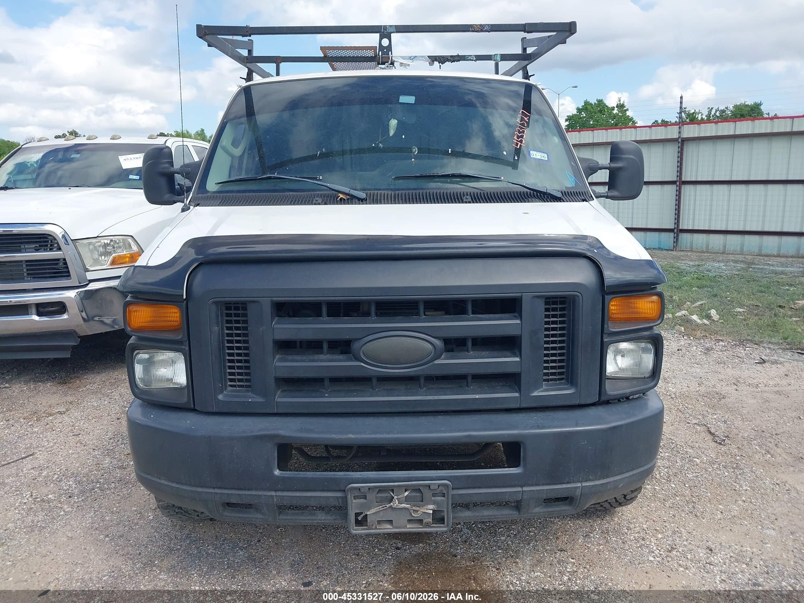 2014 Ford E-250 Commercial White vin: 1FTNE2EW9EDA97666