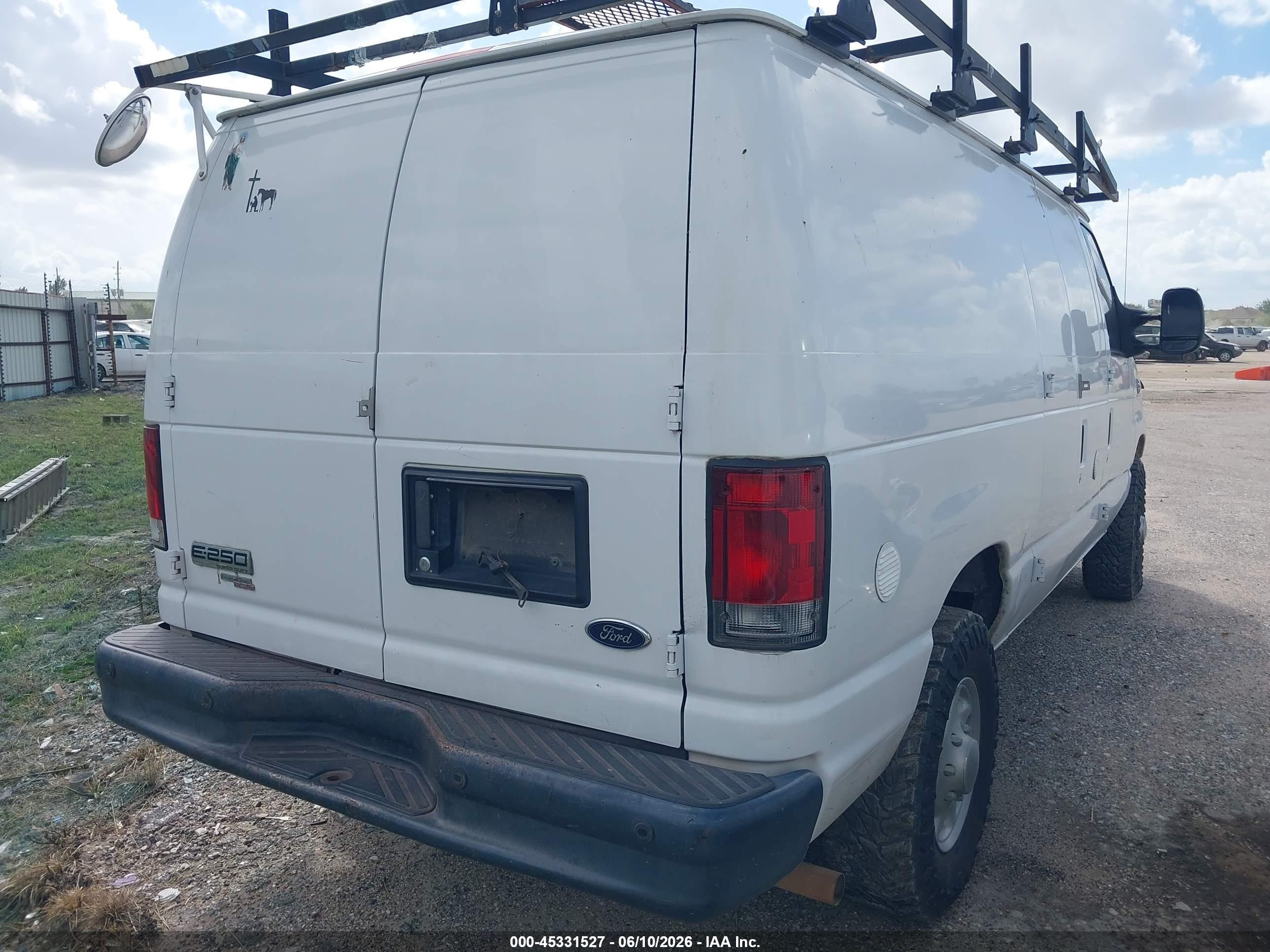 2014 Ford E-250 Commercial White vin: 1FTNE2EW9EDA97666