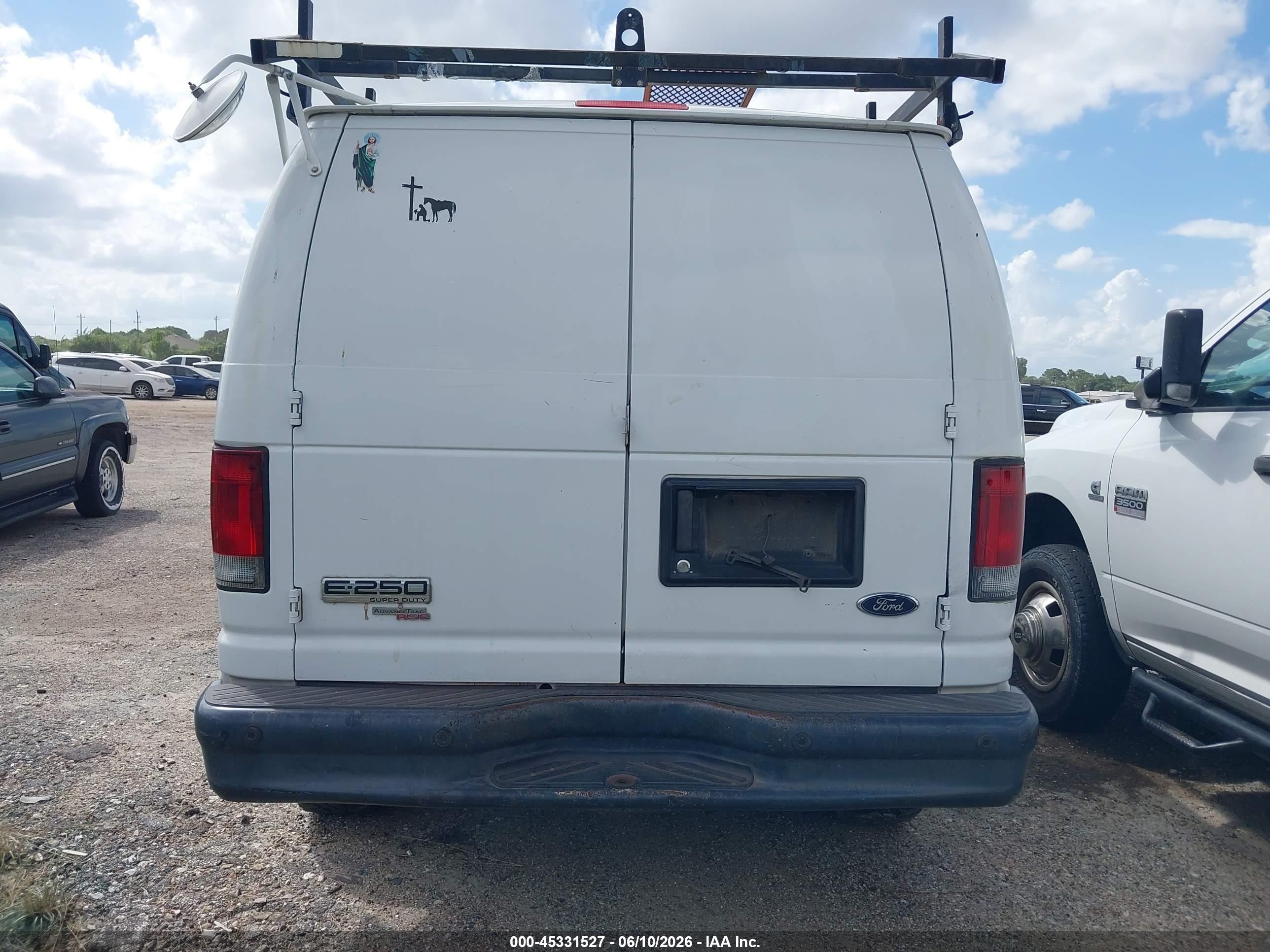 2014 Ford E-250 Commercial White vin: 1FTNE2EW9EDA97666
