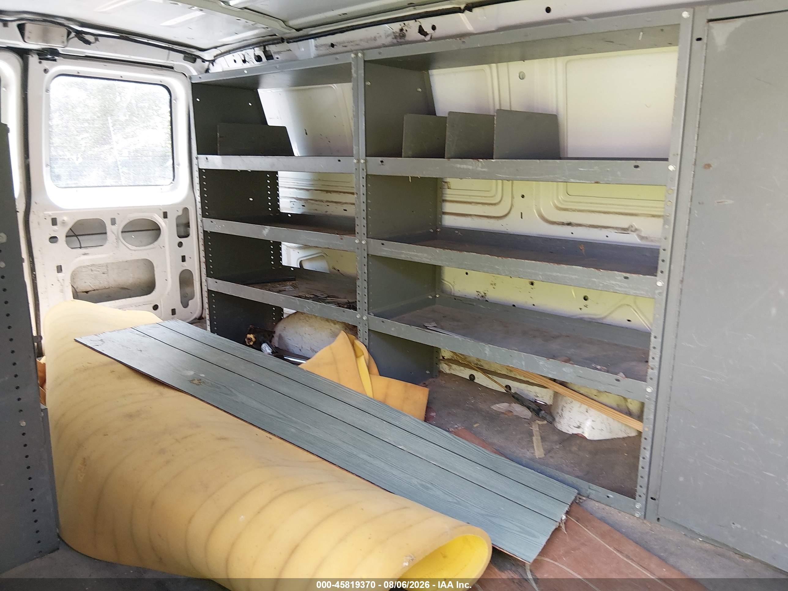 2010 Ford E-250 Commercial/recreational Белый vin: 1FTNE2EWXADA23781