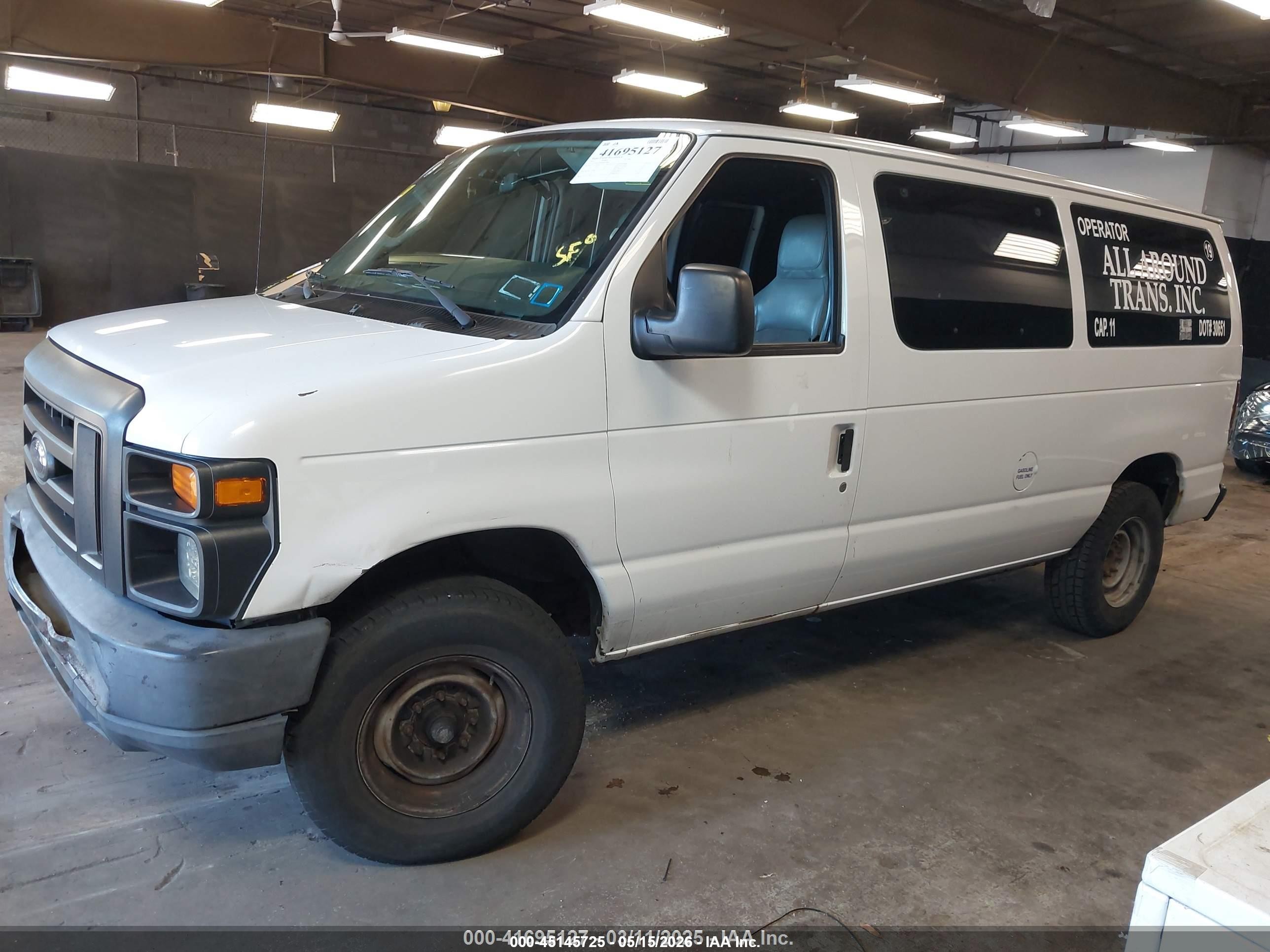 2011 Ford E-250 Commercial White vin: 1FTNE2EWXBDA18064