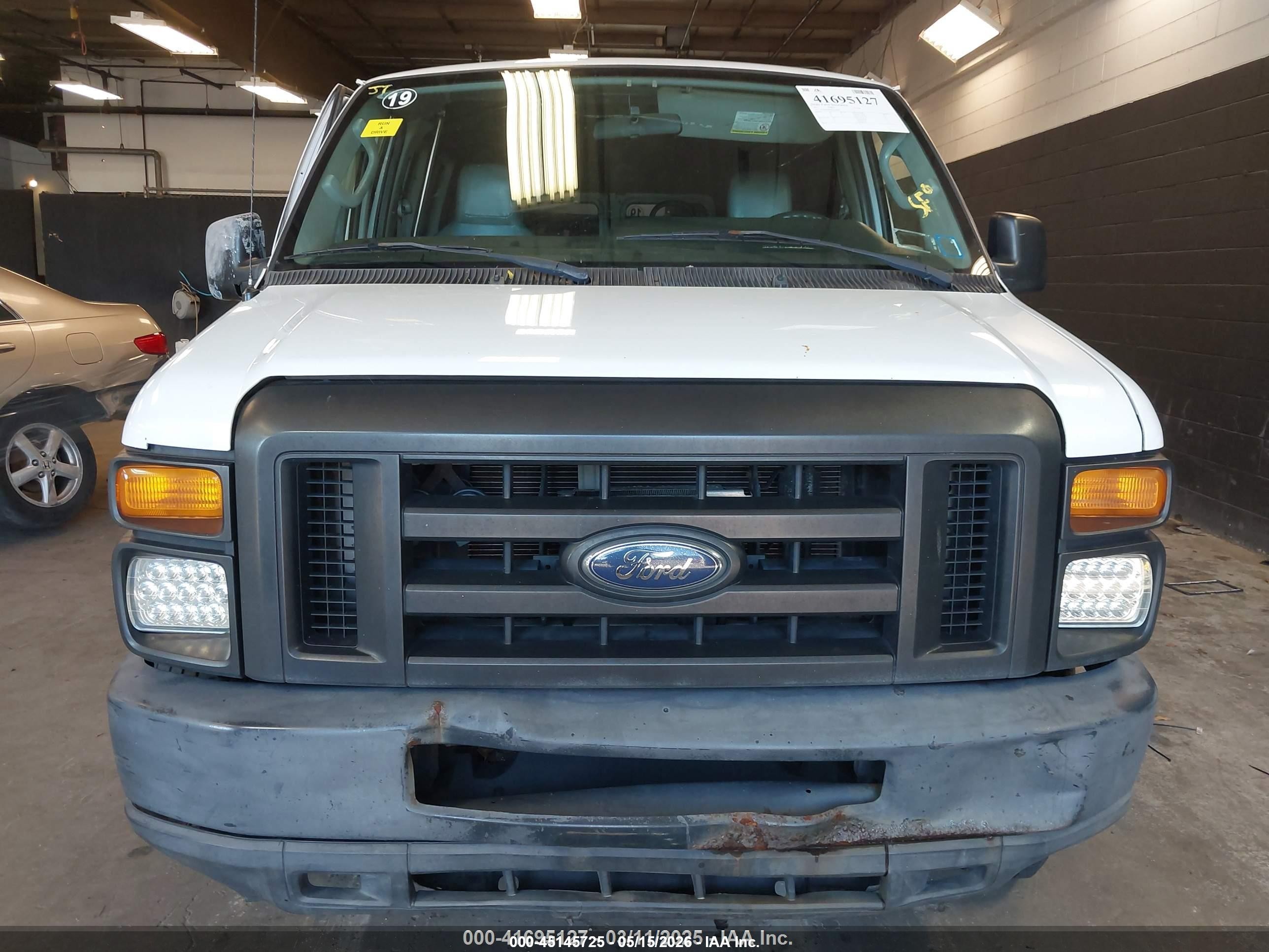 2011 Ford E-250 Commercial White vin: 1FTNE2EWXBDA18064