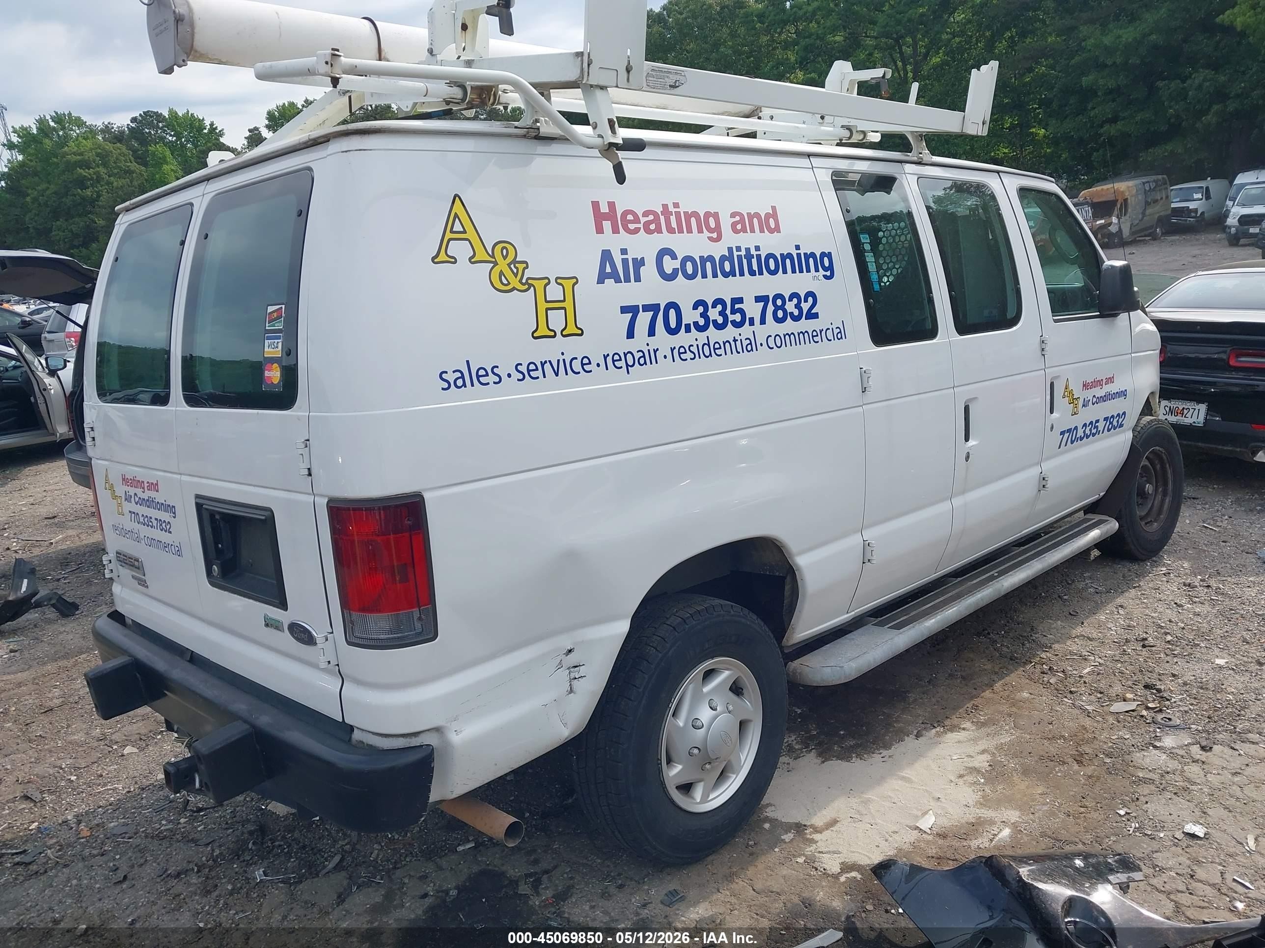 2011 Ford E-250 Commercial White vin: 1FTNE2EWXBDB15538
