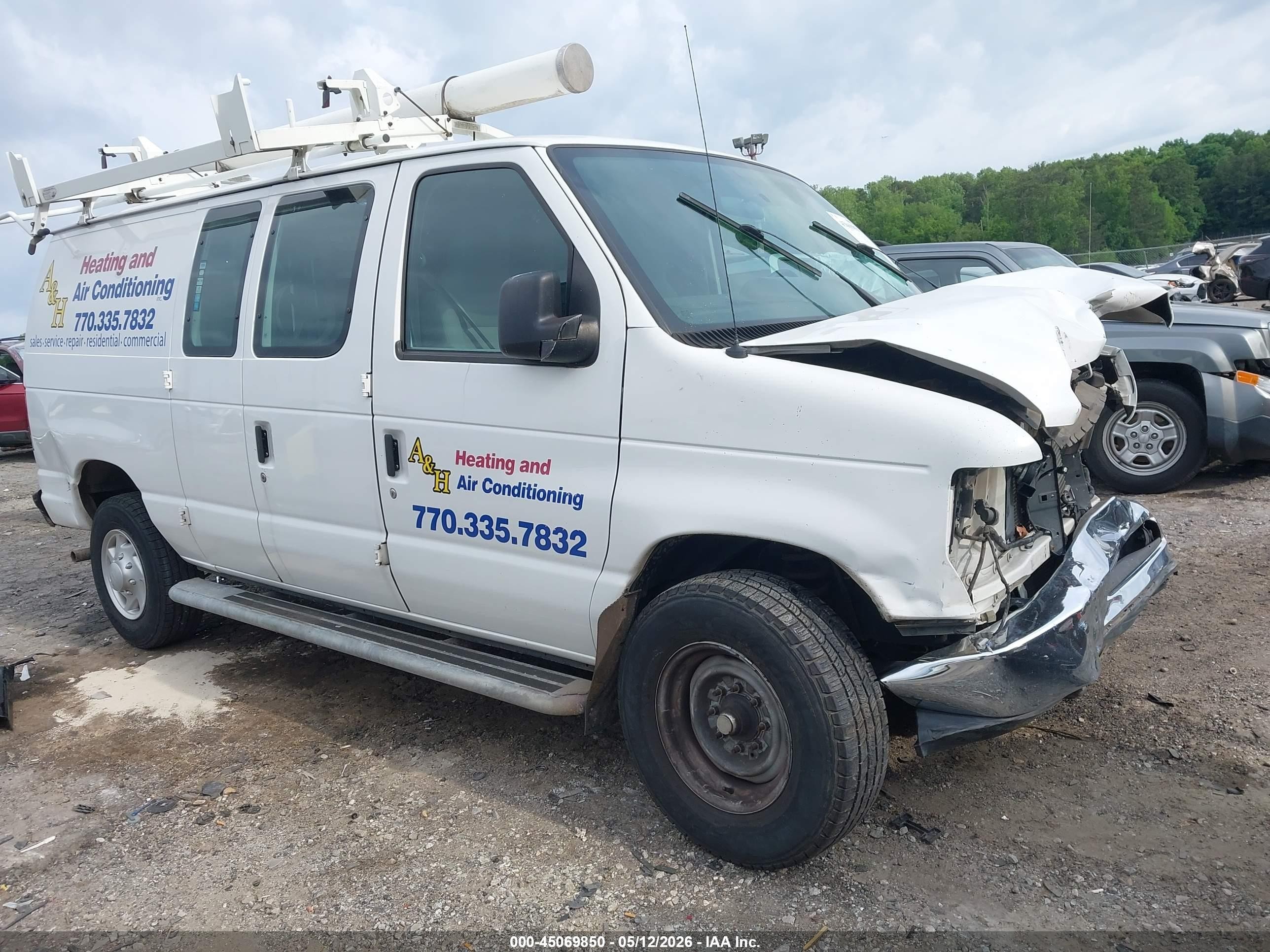 2011 Ford E-250 Commercial White vin: 1FTNE2EWXBDB15538