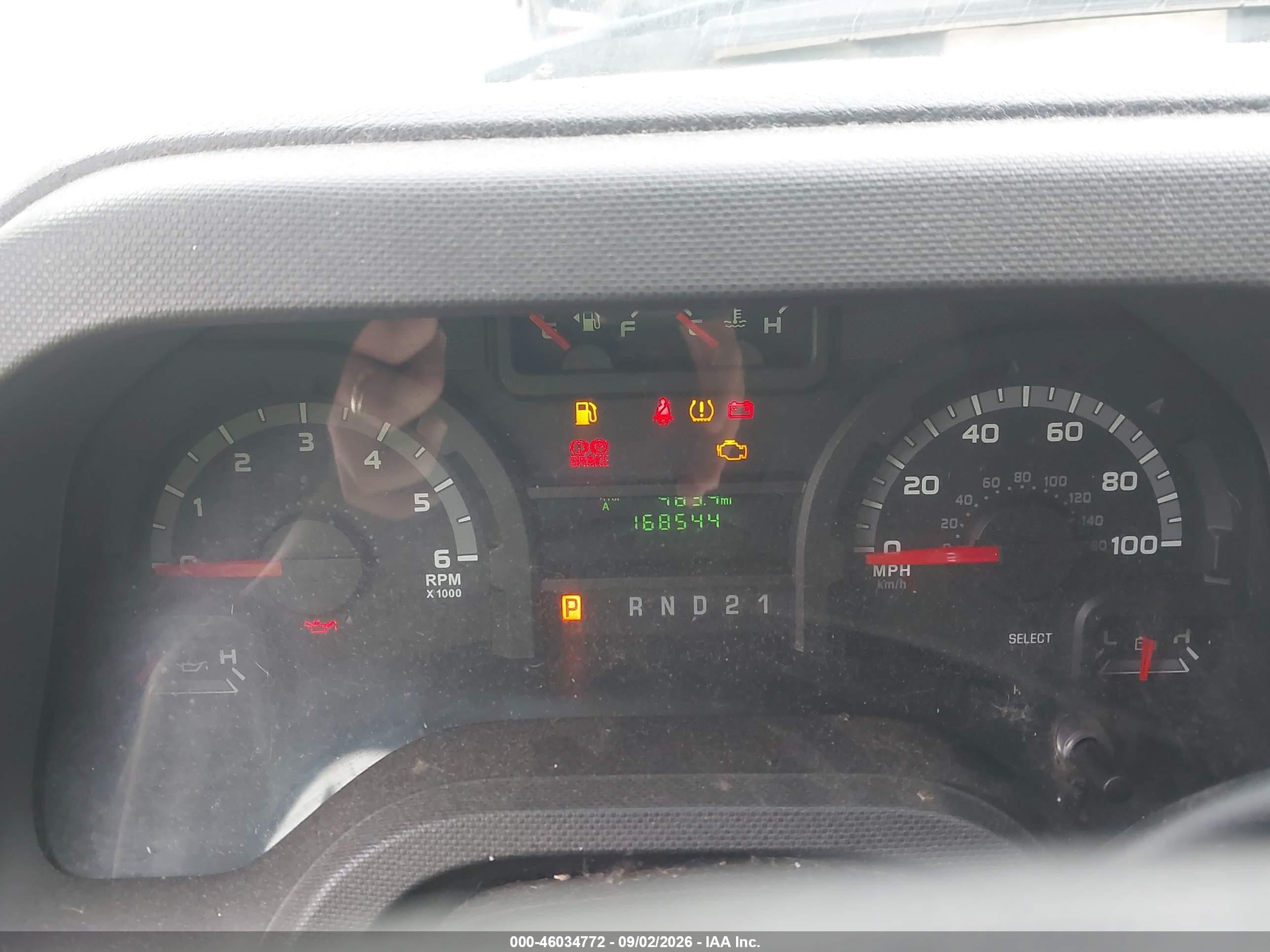 2012 Ford E-250 Commercial Белый vin: 1FTNE2EWXCDA51020