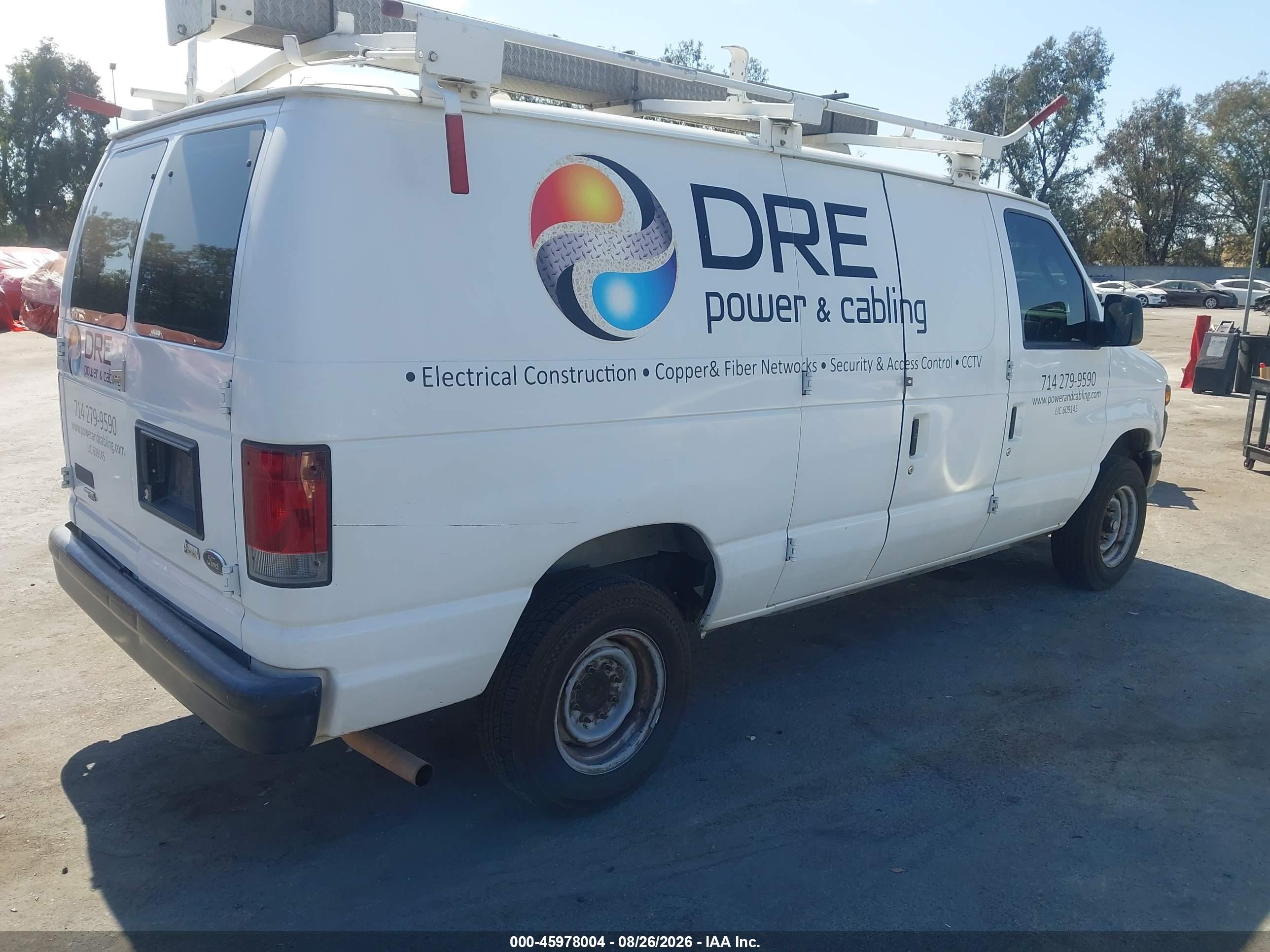 2012 Ford E-250 Commercial Белый vin: 1FTNE2EWXCDA75298