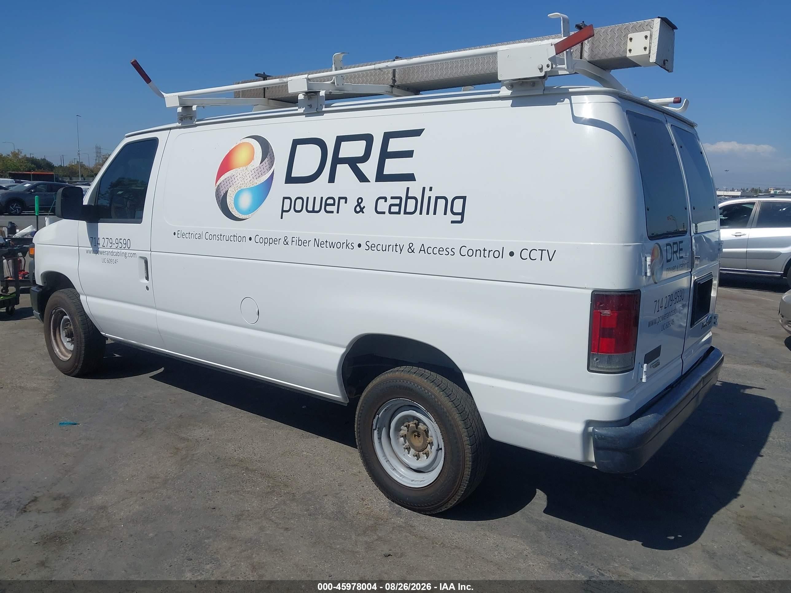 2012 Ford E-250 Commercial Белый vin: 1FTNE2EWXCDA75298