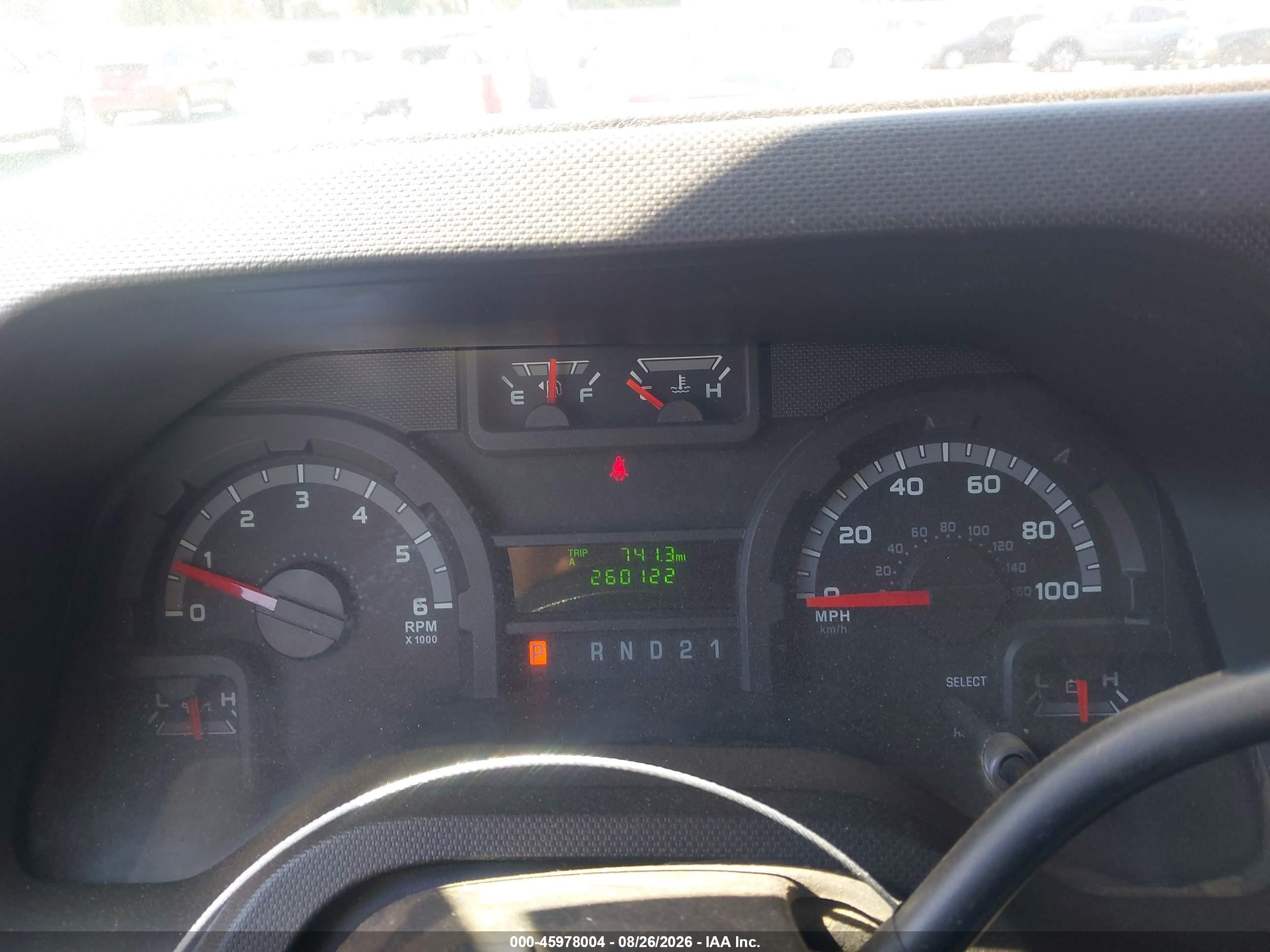 2012 Ford E-250 Commercial Белый vin: 1FTNE2EWXCDA75298