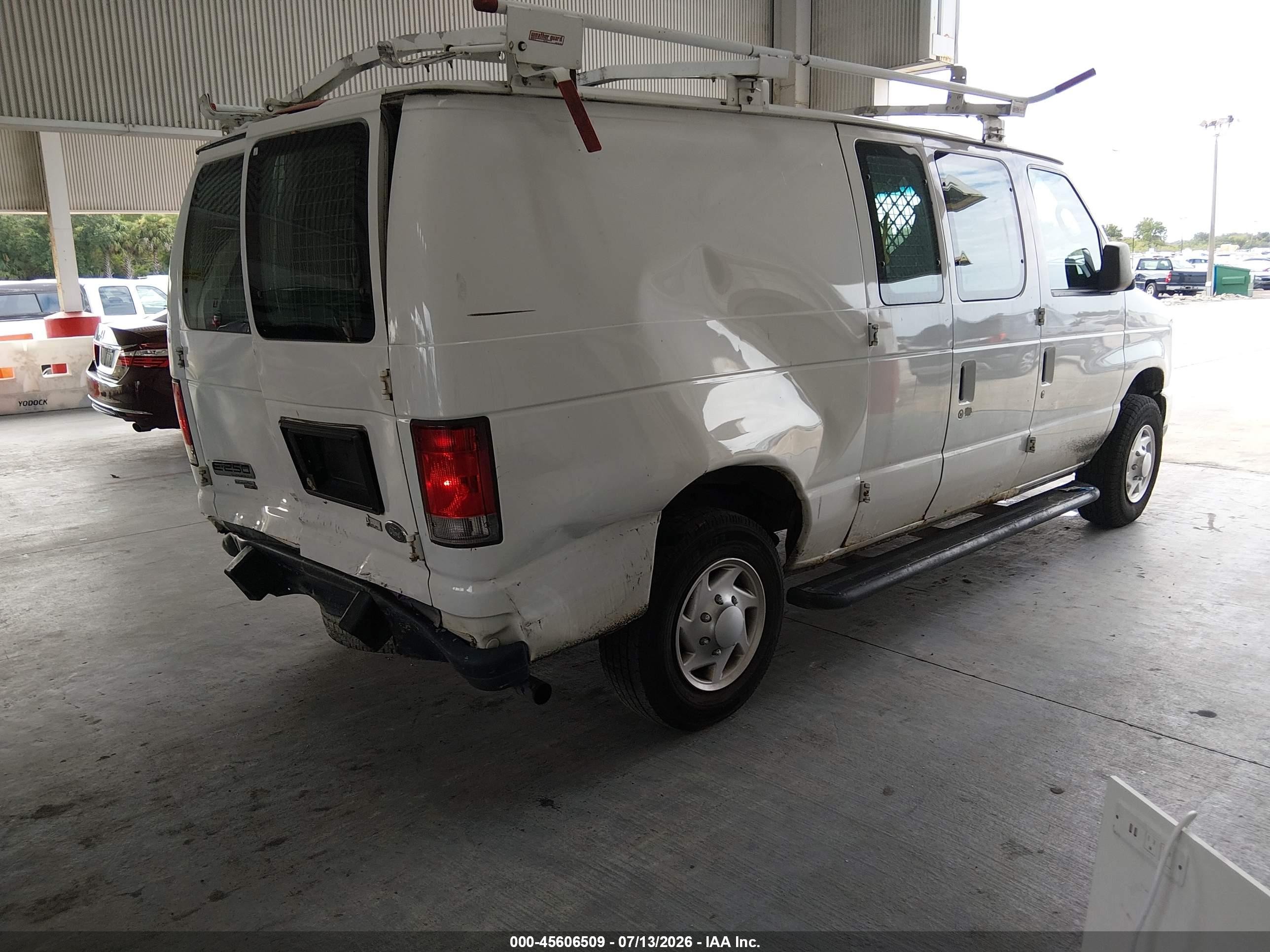 2014 Ford E-250 Commercial Белый vin: 1FTNE2EWXEDB01322