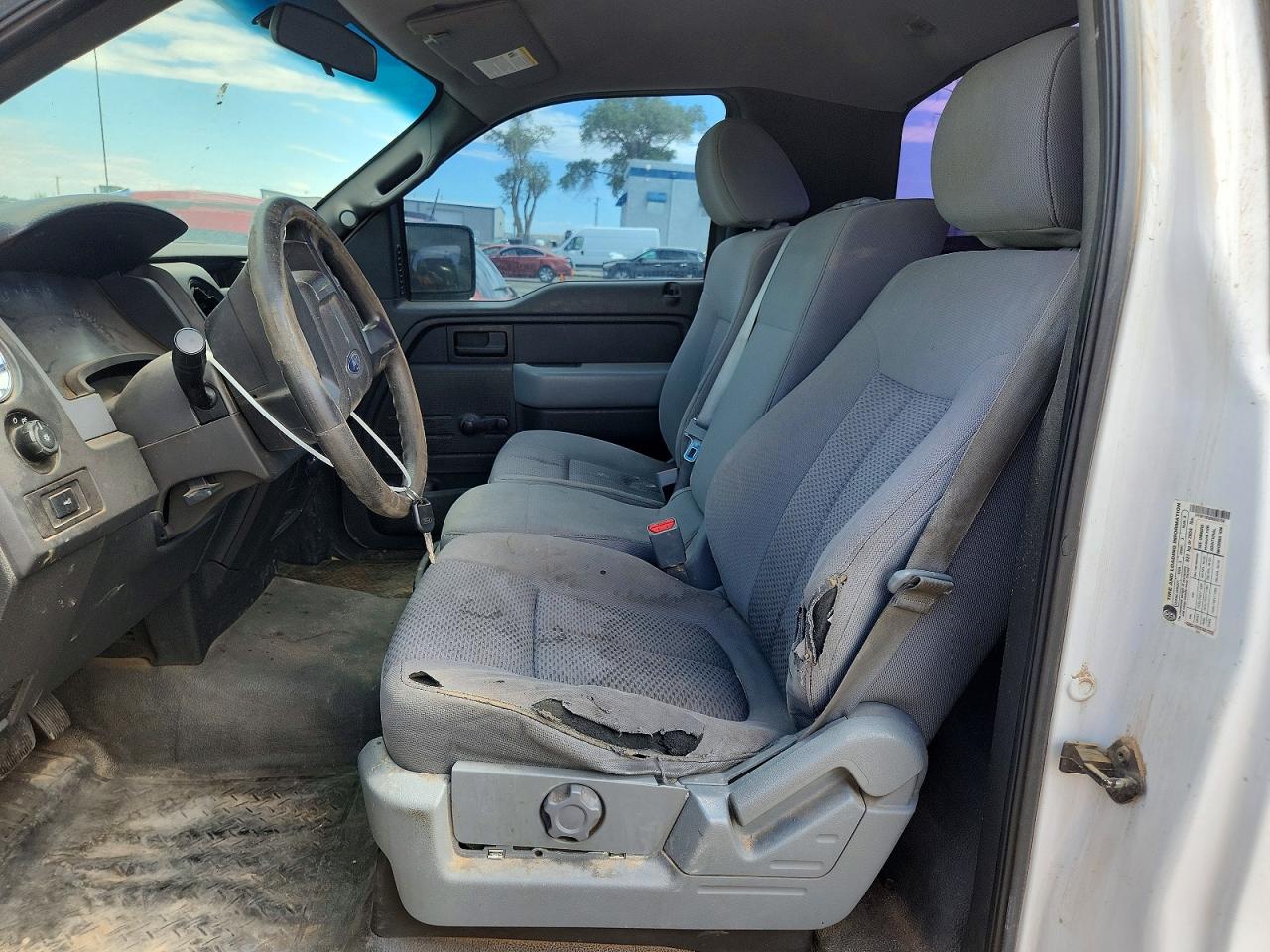 2013 Ford F150 White vin: 1FTNF1CF0DKE62756