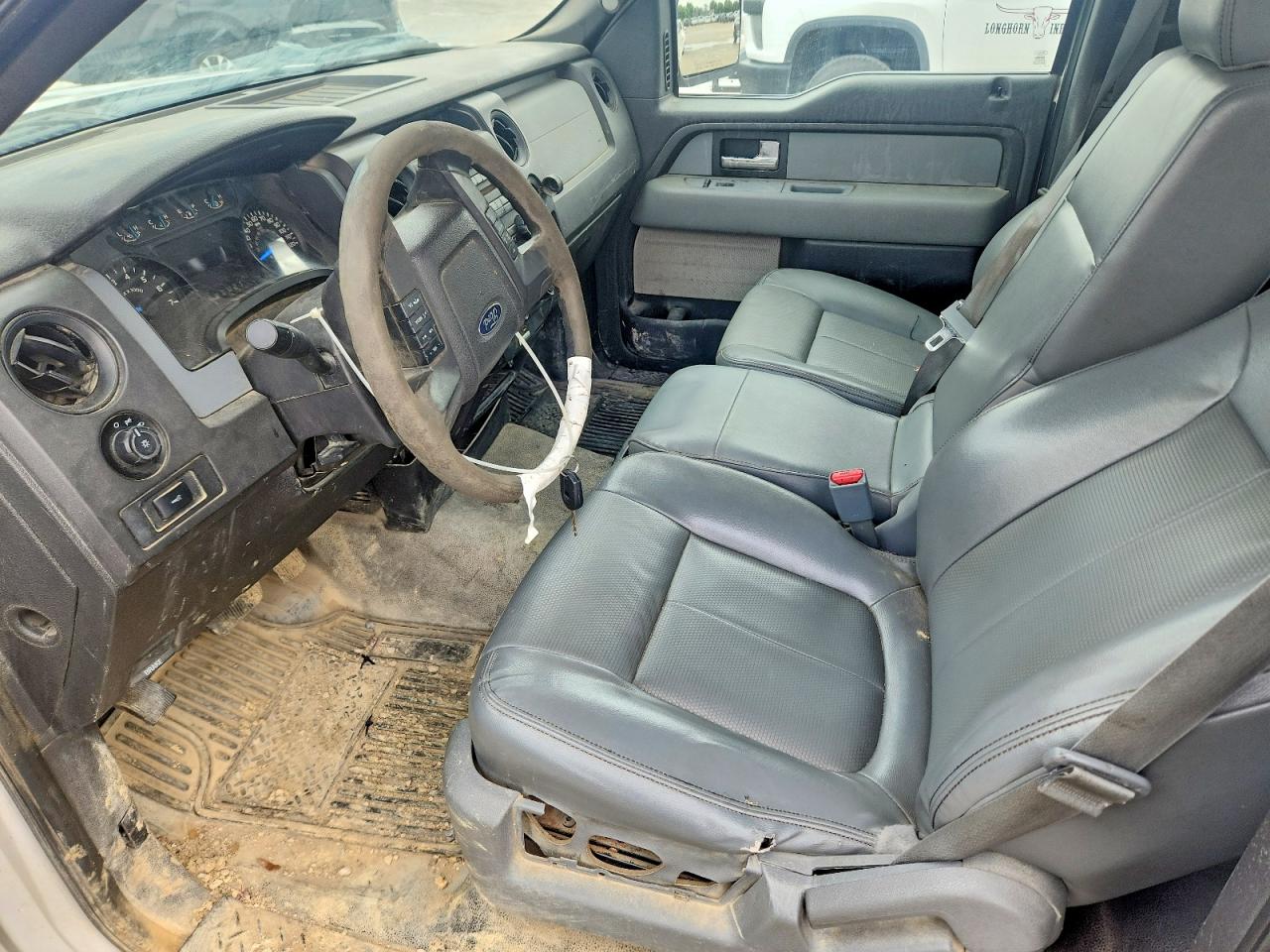 2013 Ford F150 White vin: 1FTNF1CF0DKG07472