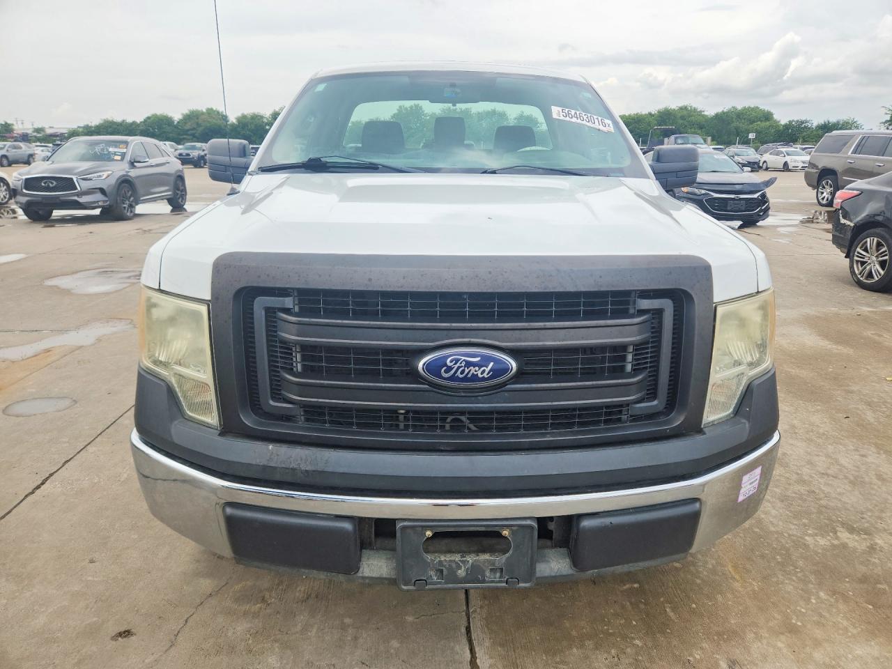 2013 Ford F150 White vin: 1FTNF1CF0DKG07472