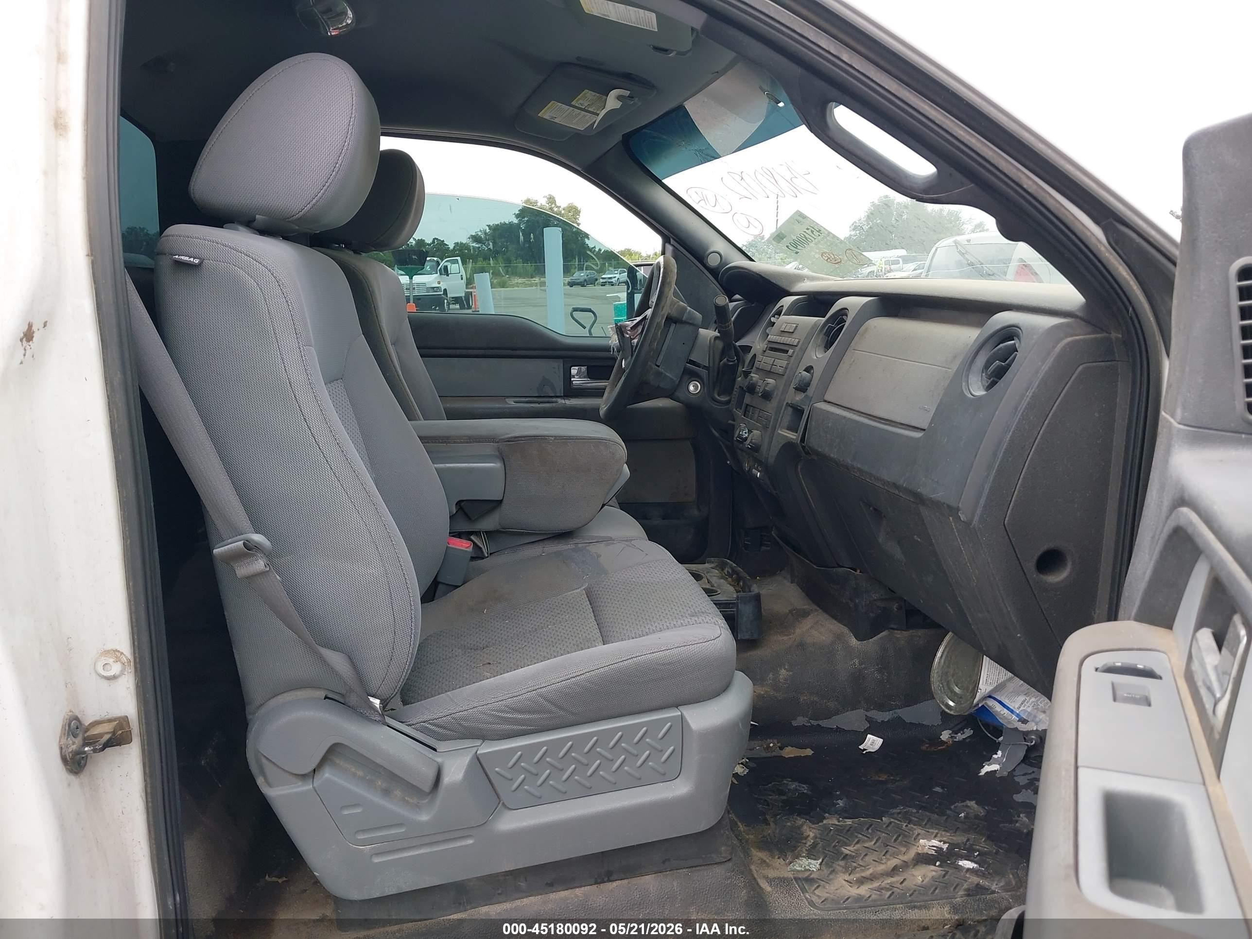 2014 Ford F-150 Xl White vin: 1FTNF1CF0EKD04693