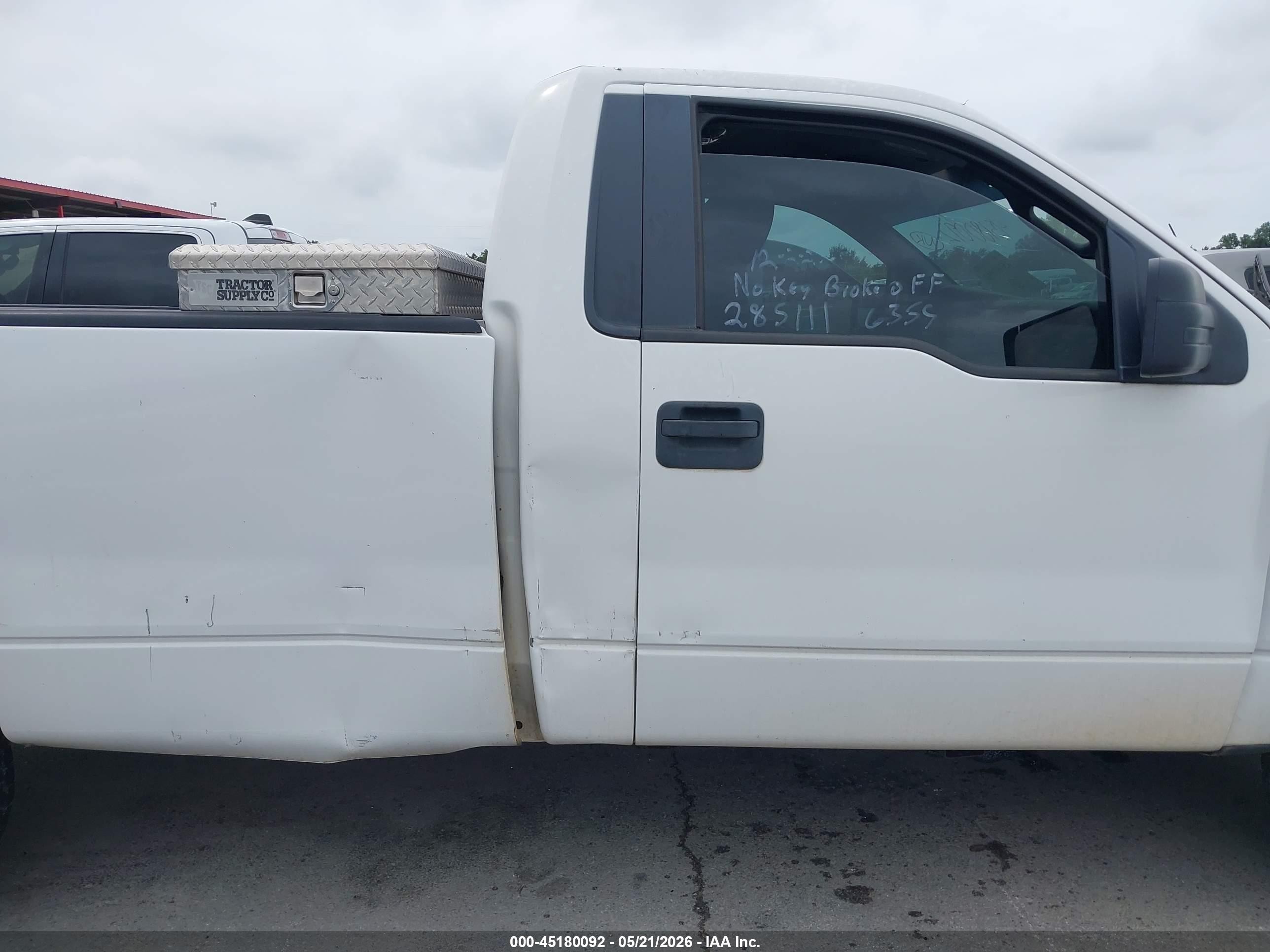 2014 Ford F-150 Xl White vin: 1FTNF1CF0EKD04693