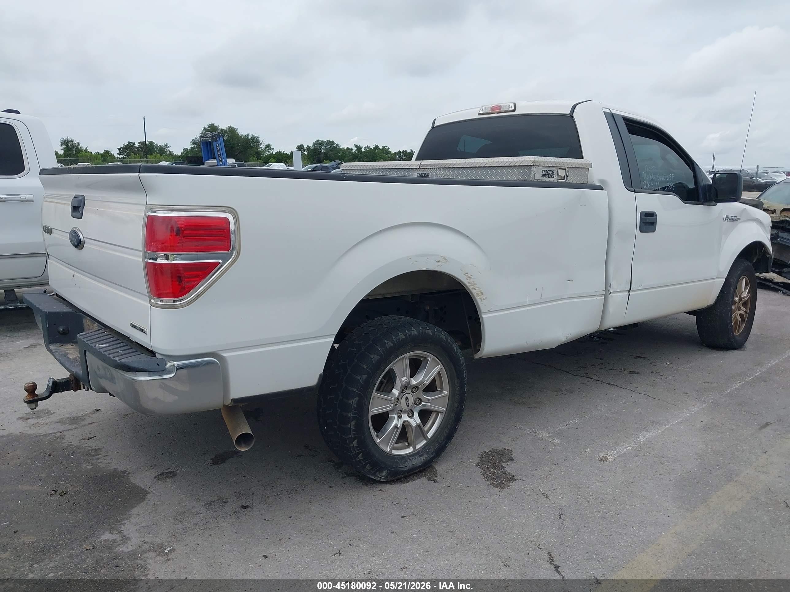 2014 Ford F-150 Xl White vin: 1FTNF1CF0EKD04693