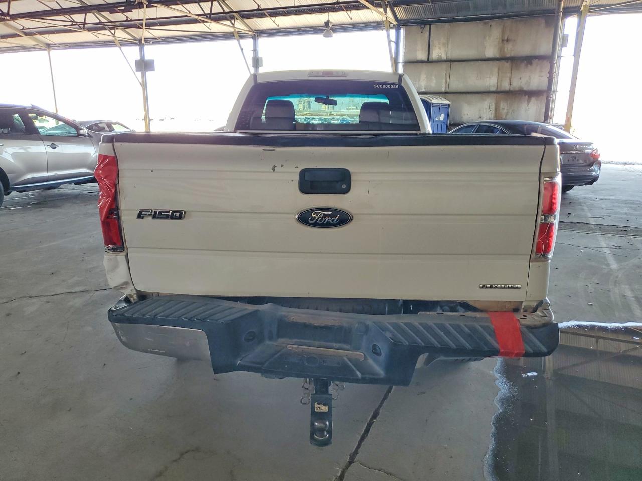2014 Ford F150 White vin: 1FTNF1CF0EKD83380