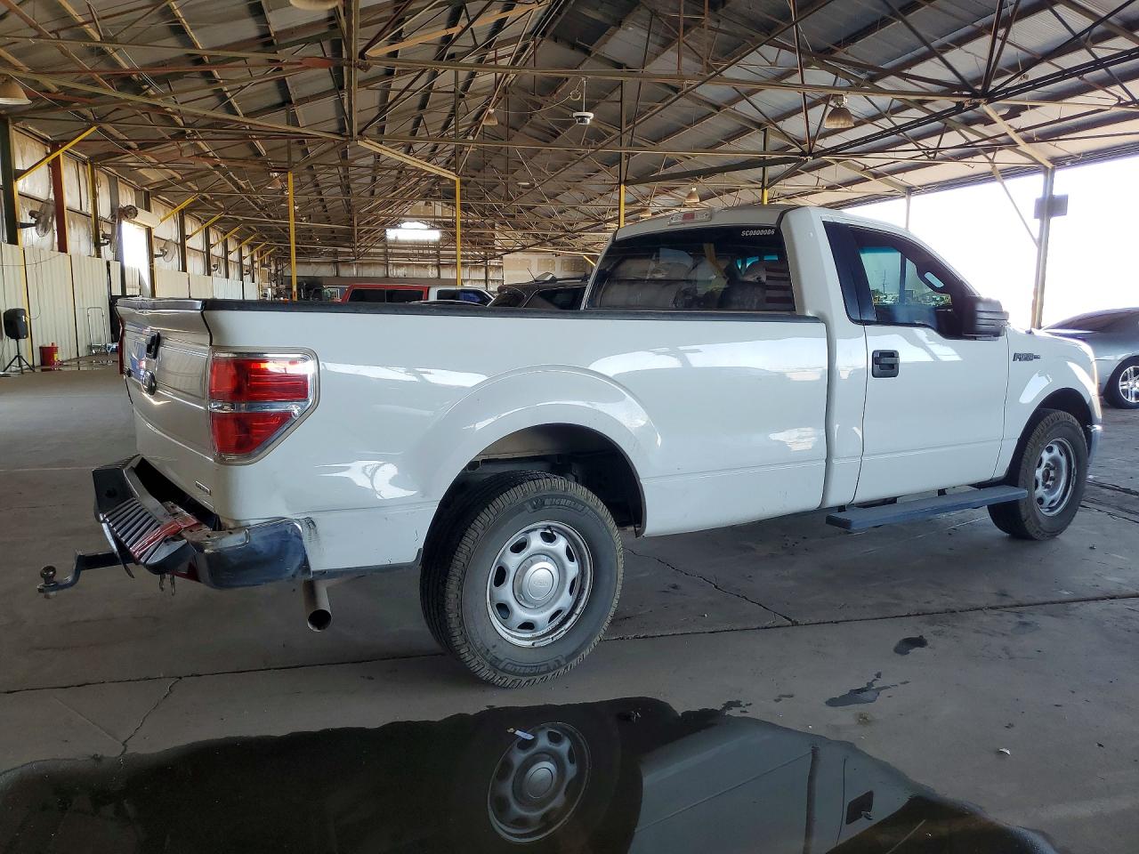 2014 Ford F150 White vin: 1FTNF1CF0EKD83380
