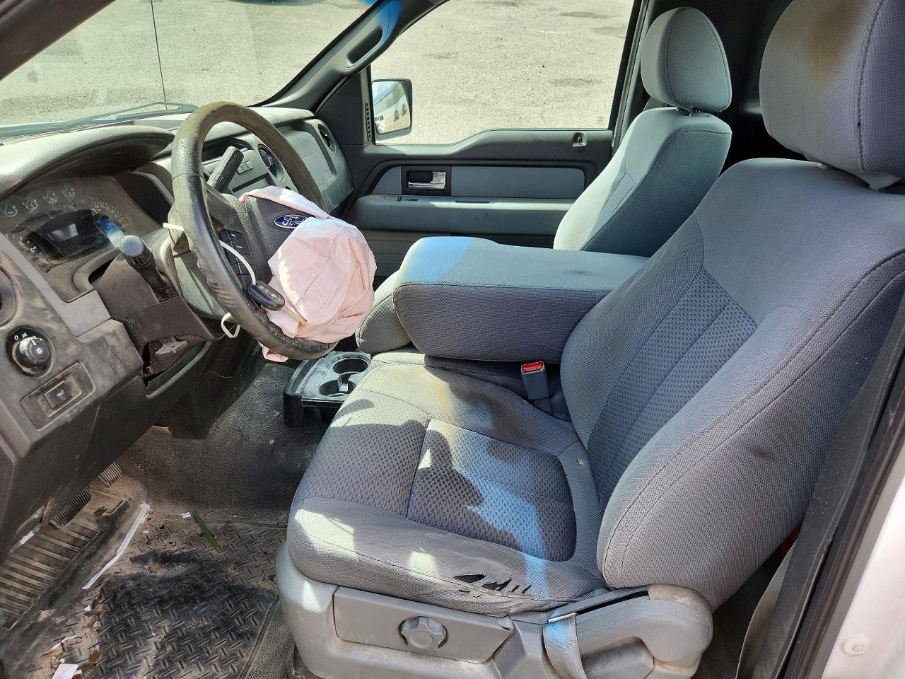 2014 Ford F150 White vin: 1FTNF1CF0EKD84805