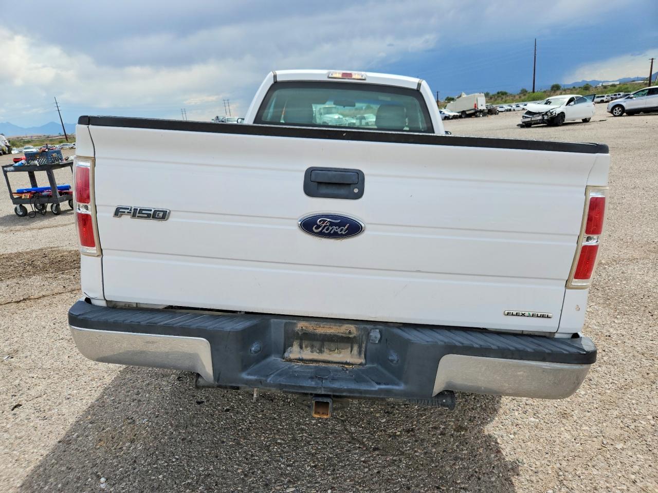 2014 Ford F150 White vin: 1FTNF1CF0EKD84805