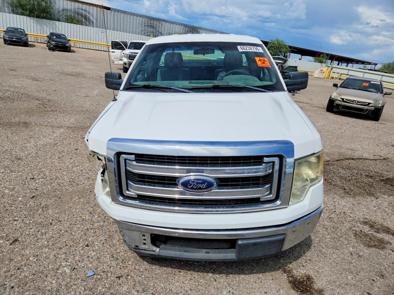 2014 Ford F150 White vin: 1FTNF1CF0EKD84805