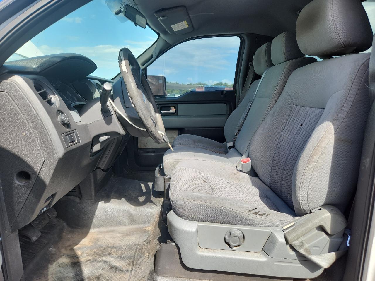 2014 Ford F150 White vin: 1FTNF1CF1EKE28035 Damage: Steering Wheel, Worn, Replacement Required