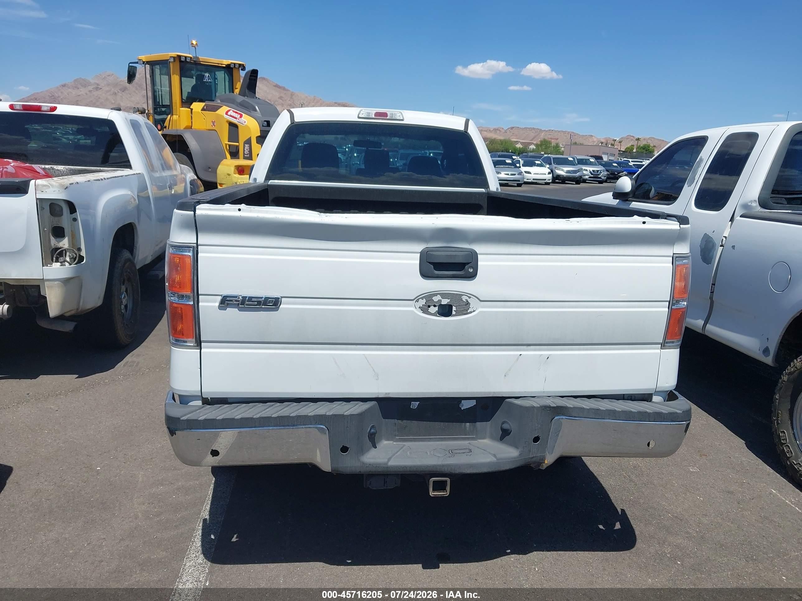 2013 Ford F-150 Xl White vin: 1FTNF1CF2DKF79965