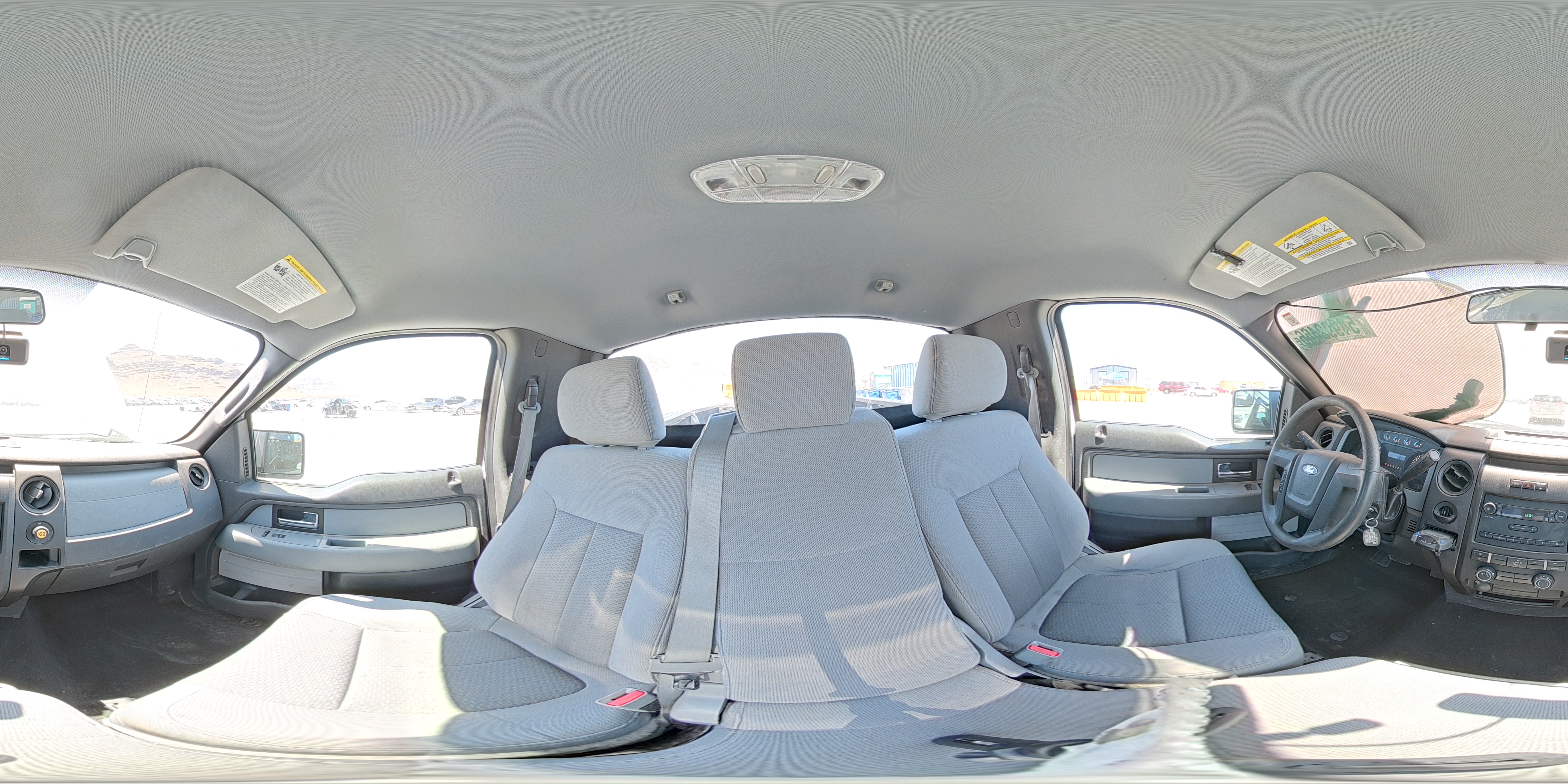 2014 Ford F150 White vin: 1FTNF1CF2EKD16361
