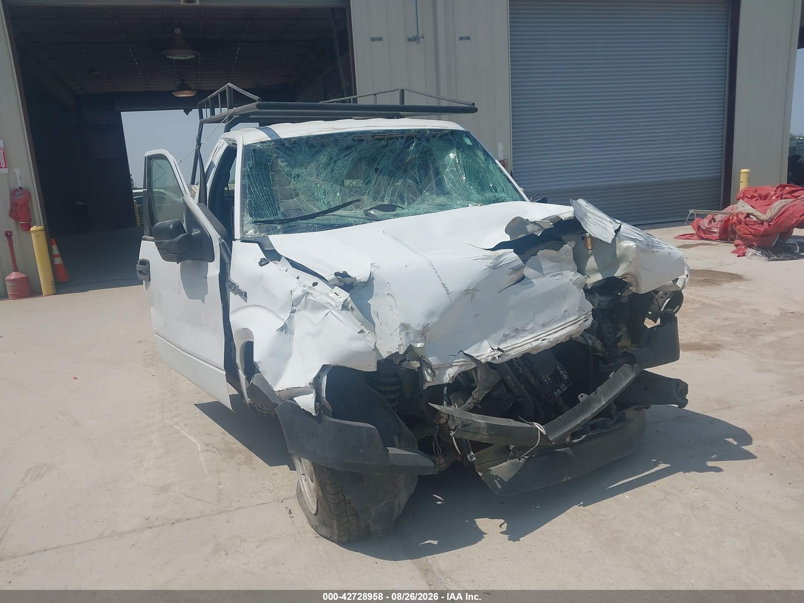 2014 Ford F-150 Xl White vin: 1FTNF1CF2EKF36731
