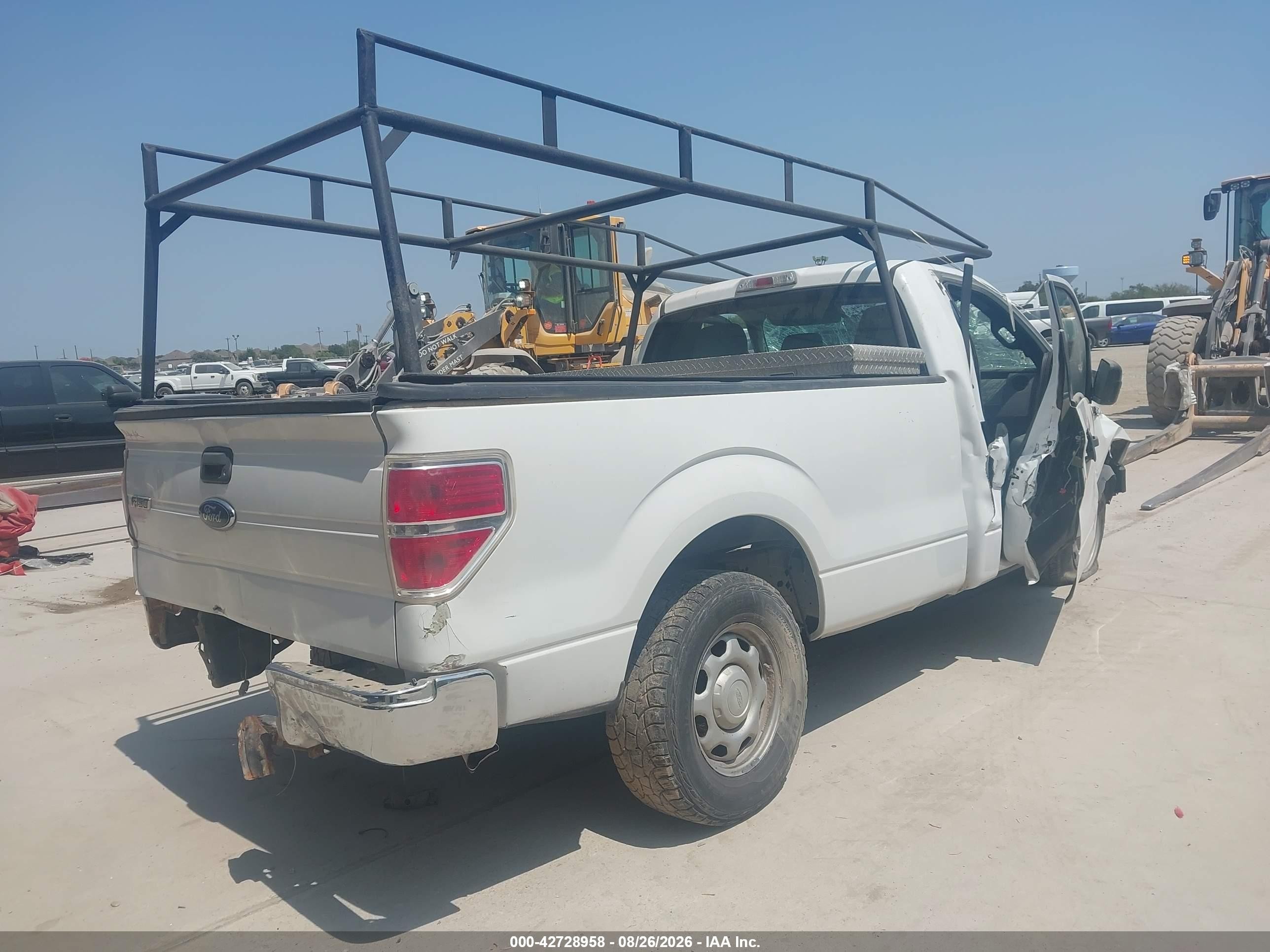 2014 Ford F-150 Xl White vin: 1FTNF1CF2EKF36731